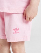 adidas Originals Girls' Essential T-Shirt/Shorts Set Infant