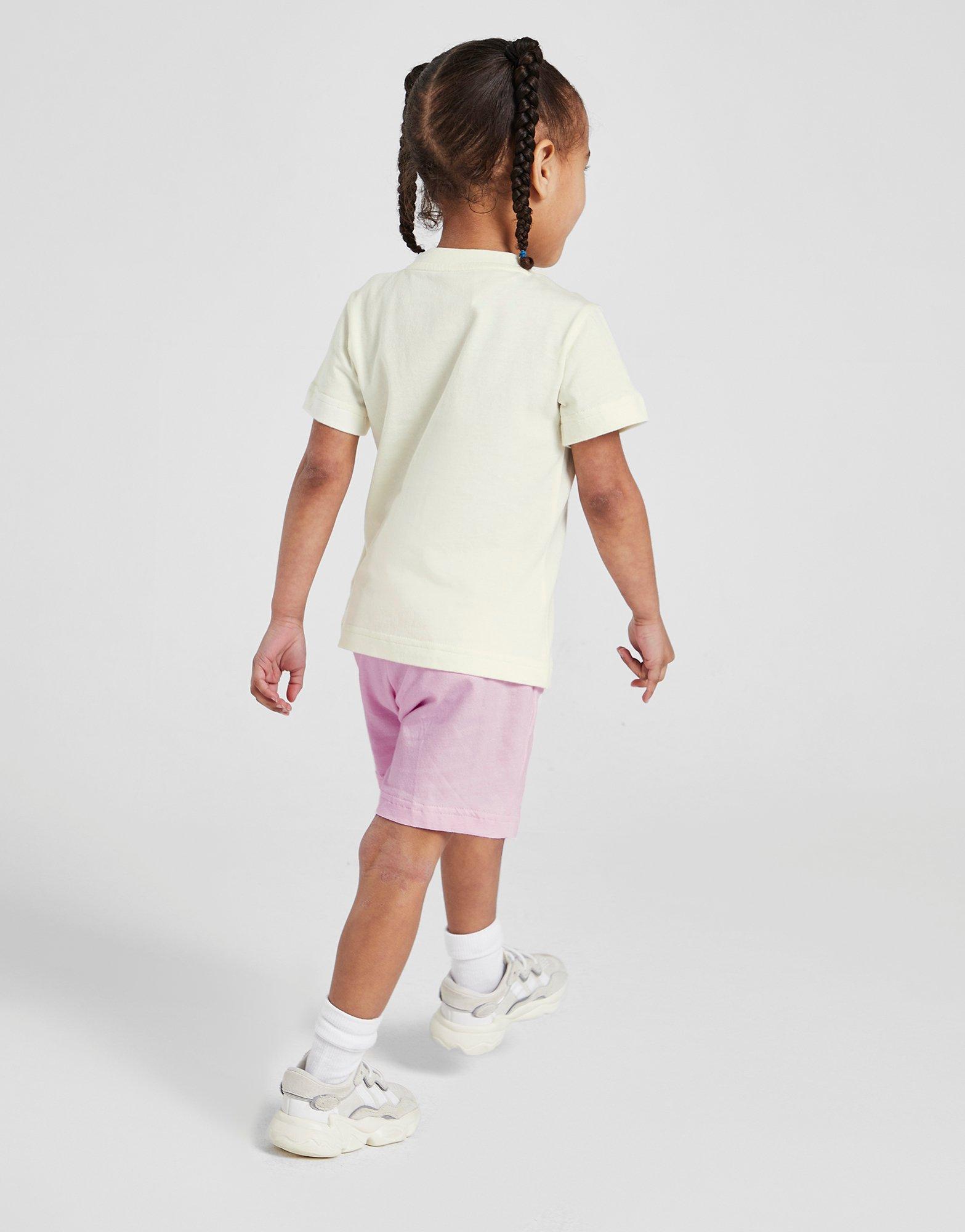 adidas Girls' Badge of Sport T-Shirt/Shorts Set Infant
