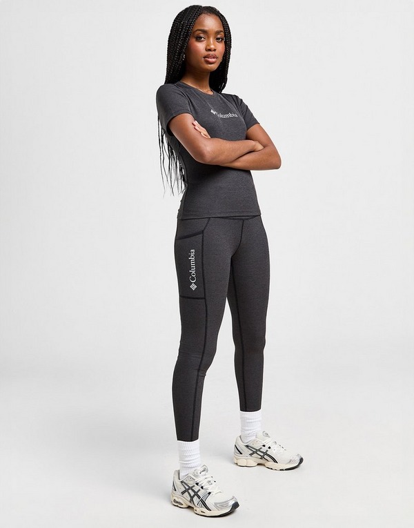 Size XS Women's Nike Sportswear Emea Ribbed Crop Black Leggings Pants  Stretch