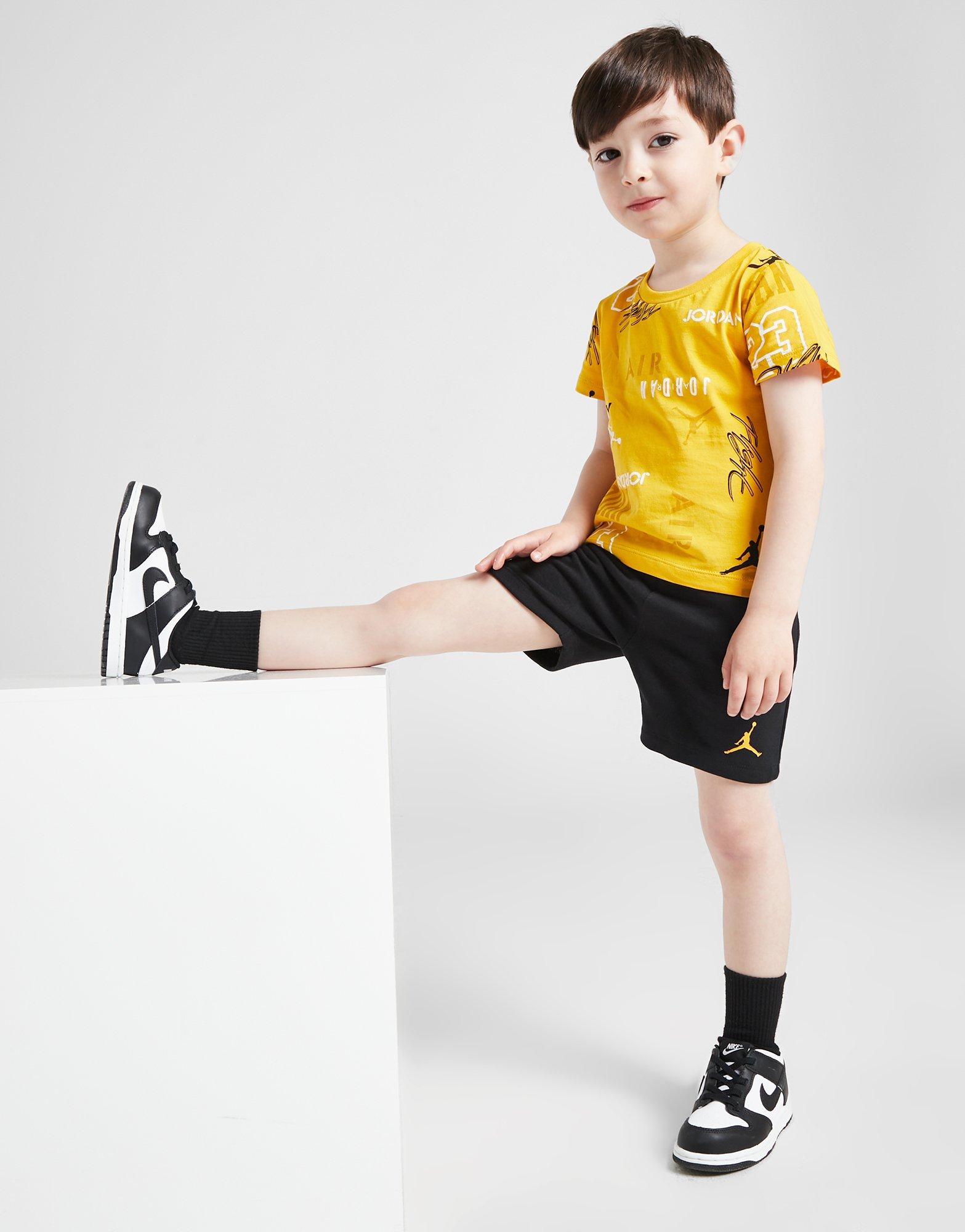 Jordan All Over Print T-shirt/shorts Set Infant