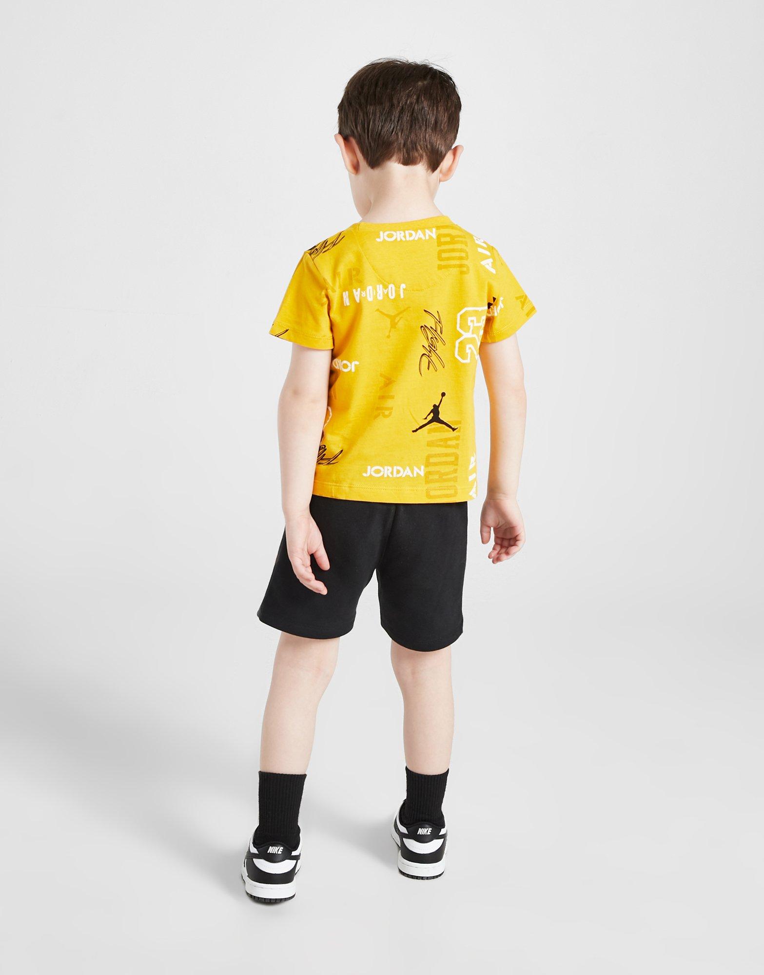 Jordan All Over Print T-shirt/shorts Set Infant