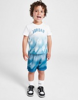 Jordan Conjunto de T-Shirt/Calções Mesh Fade Infantil