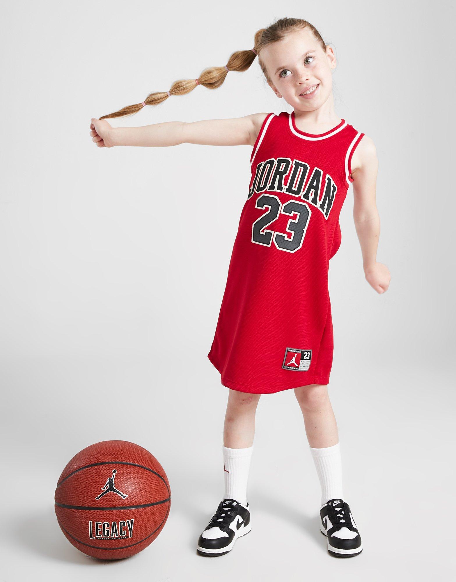 Red Jordan 23 Jersey Dress Children - JD Sports Global