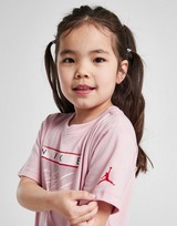 Jordan Conjunto de camiseta y pantalón corto Girls' Flight Infantil