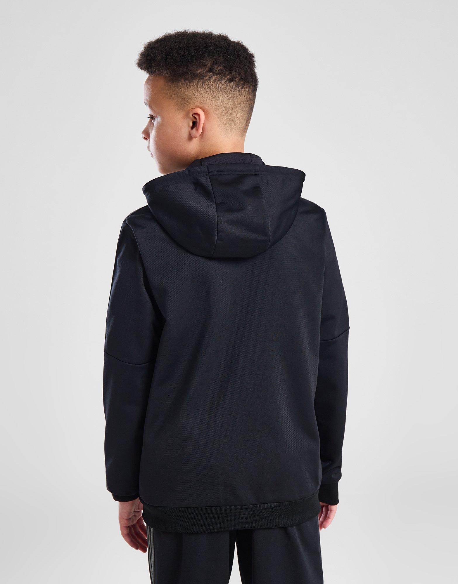 adidas SST Linear Poly Full Zip Hoodie Junior