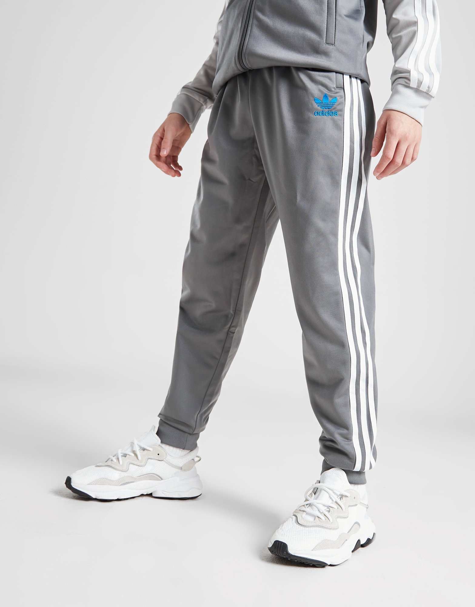 Grey adidas Originals SST Track Pants Junior | JD Sports UK