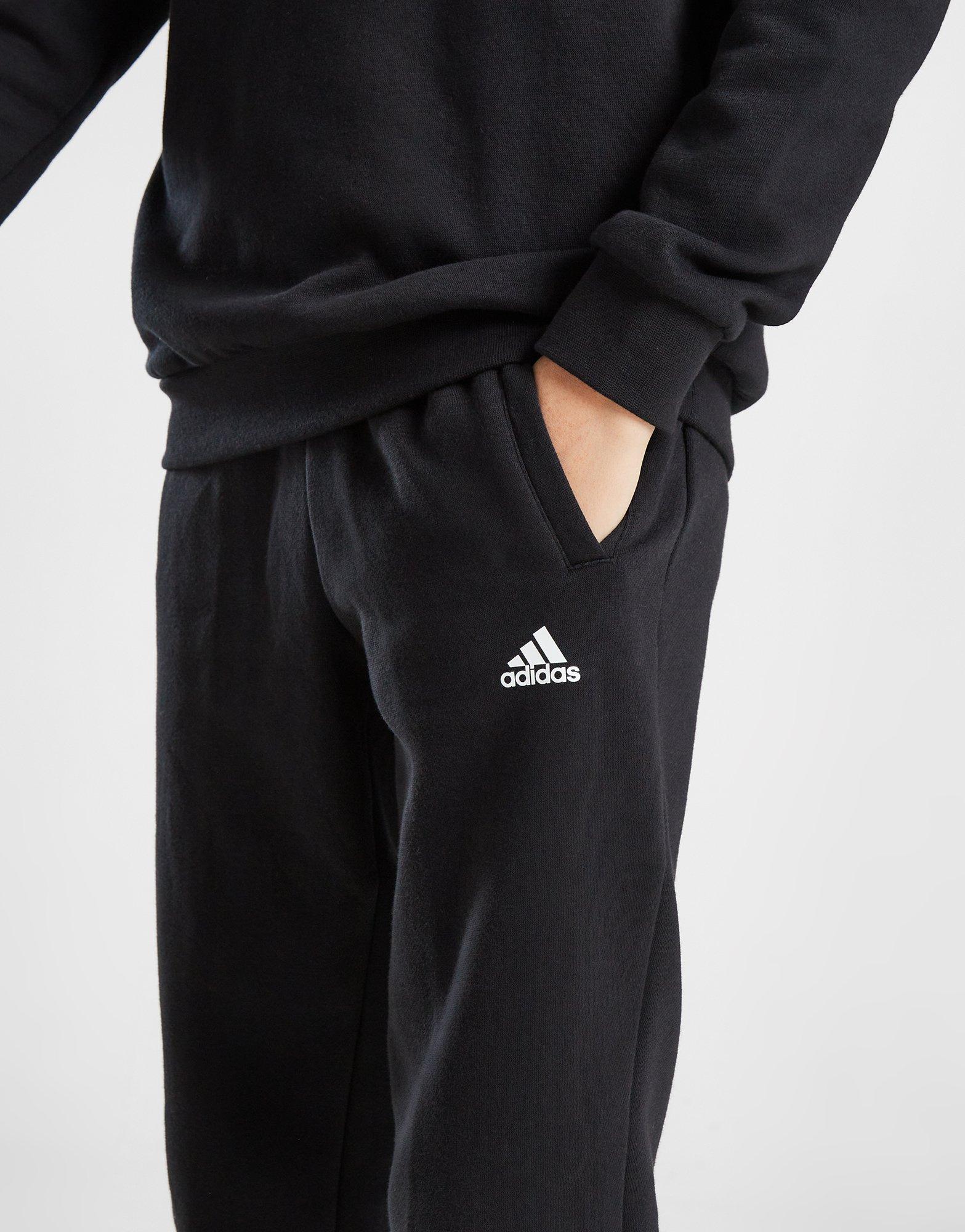 adidas Badge of Sport Large Logo Fleece Tracksuit Junior