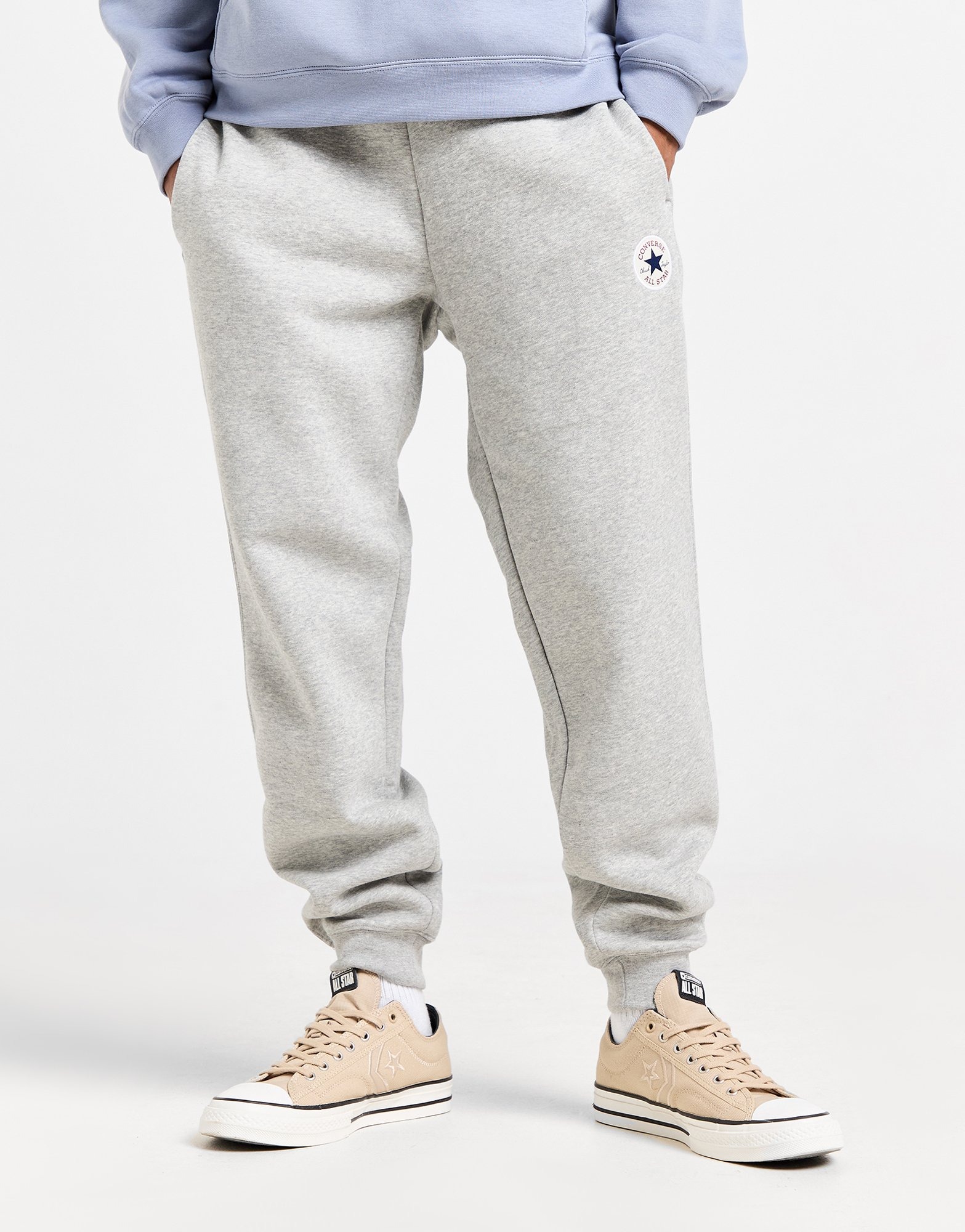 Grey Converse Patch Joggers | JD Sports UK