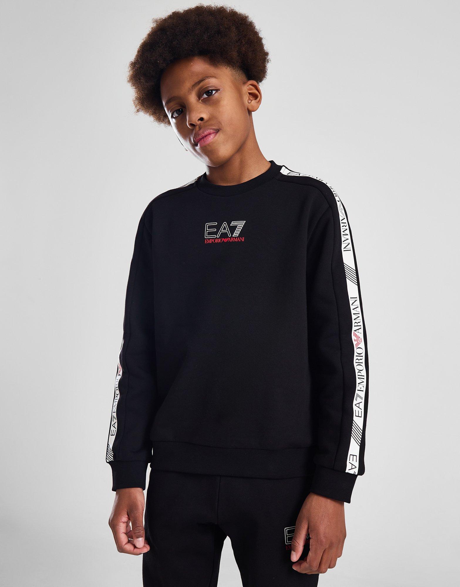 EA7 Emporio Armani Tape Crew Sweatshirt Junior