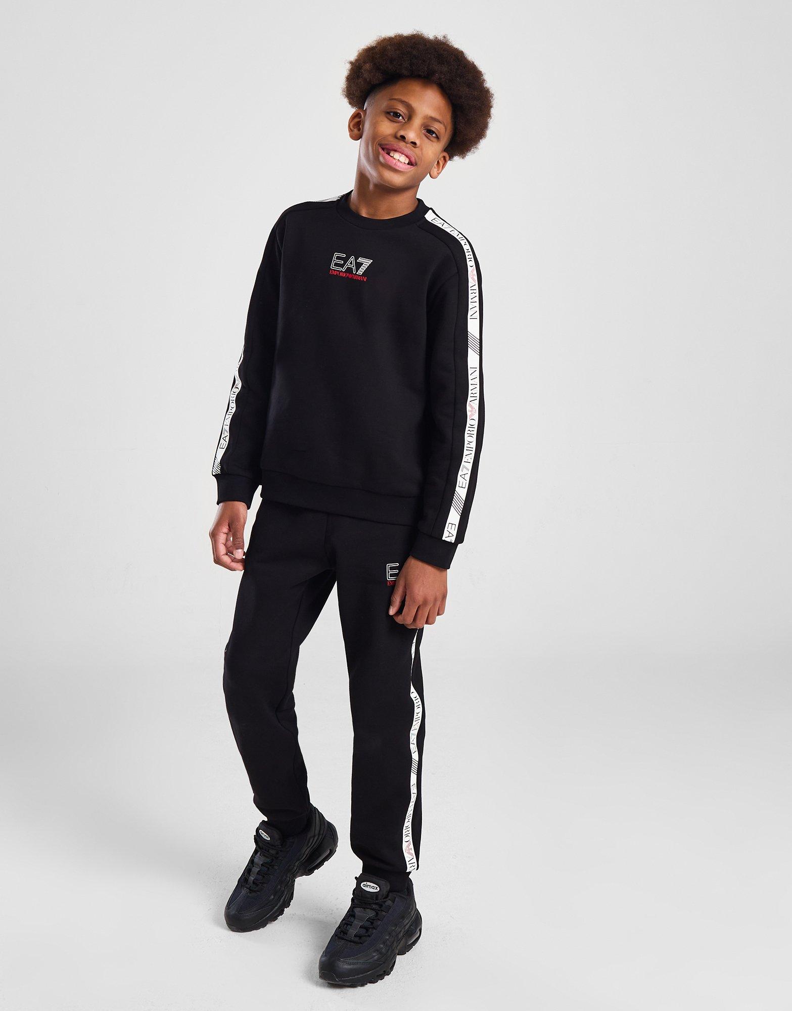 EA7 Emporio Armani Tape Crew Sweatshirt Junior