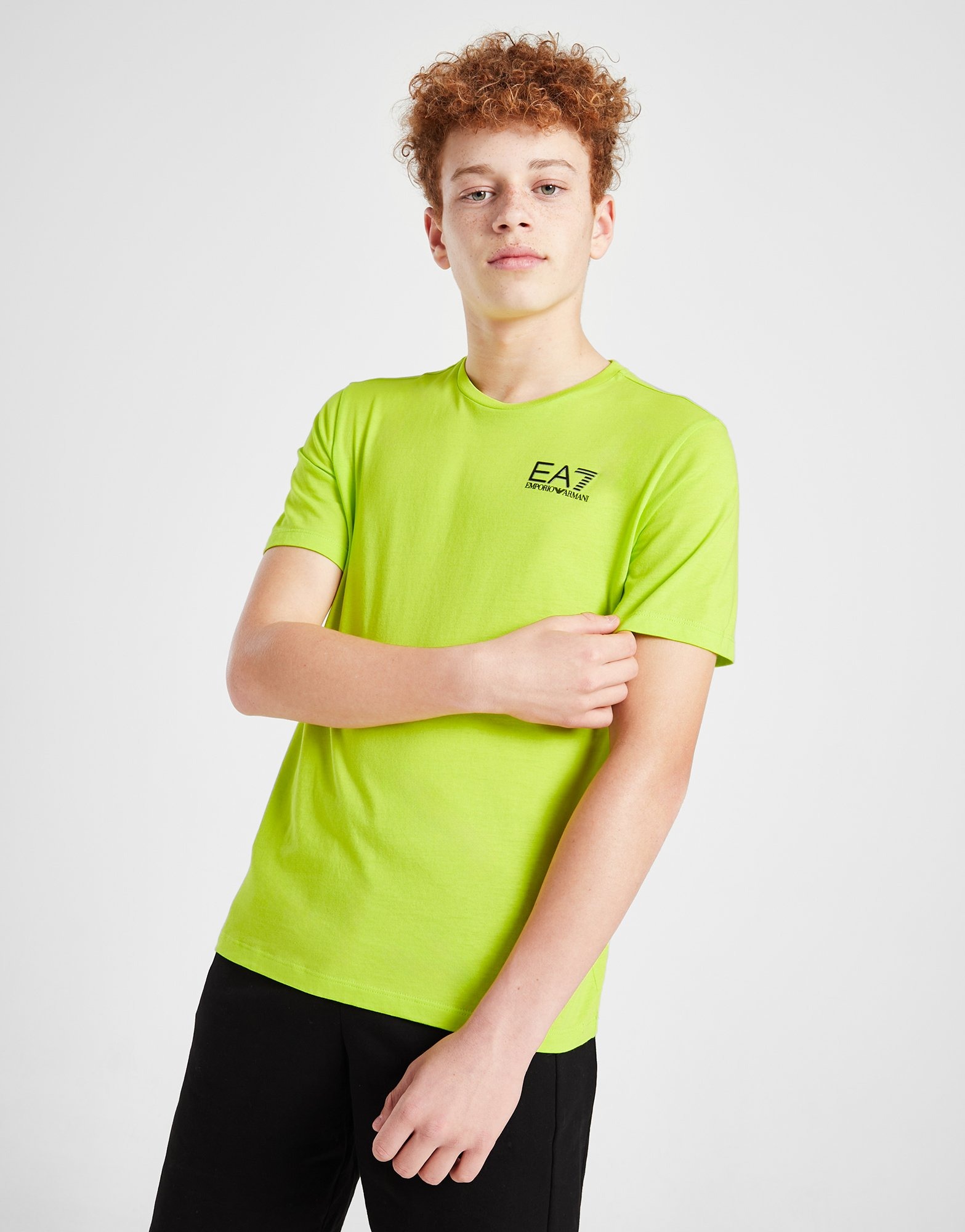 Ea7 green t shirt store