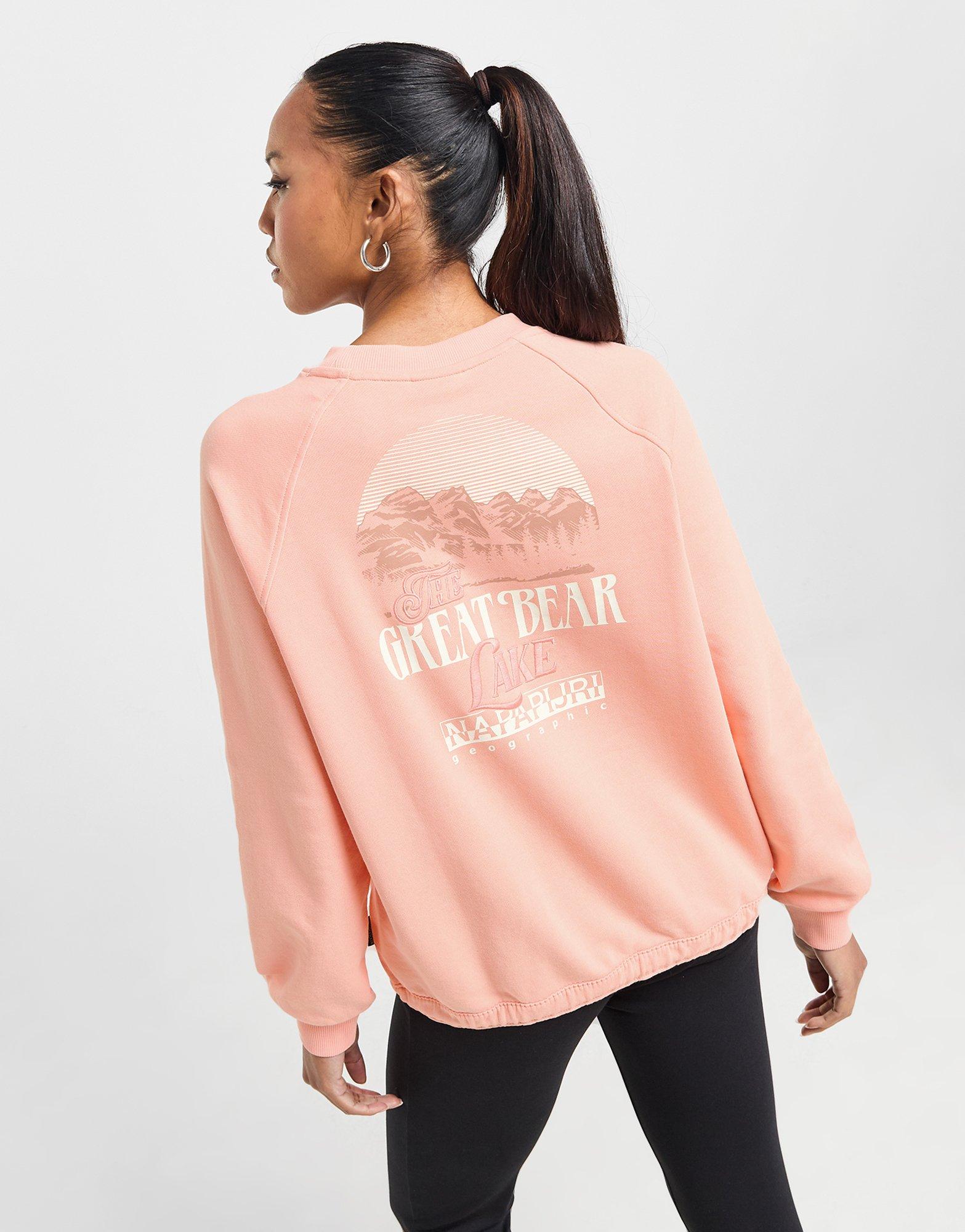 Pink Napapijri Global Crew Sweatshirt JD Sports Global