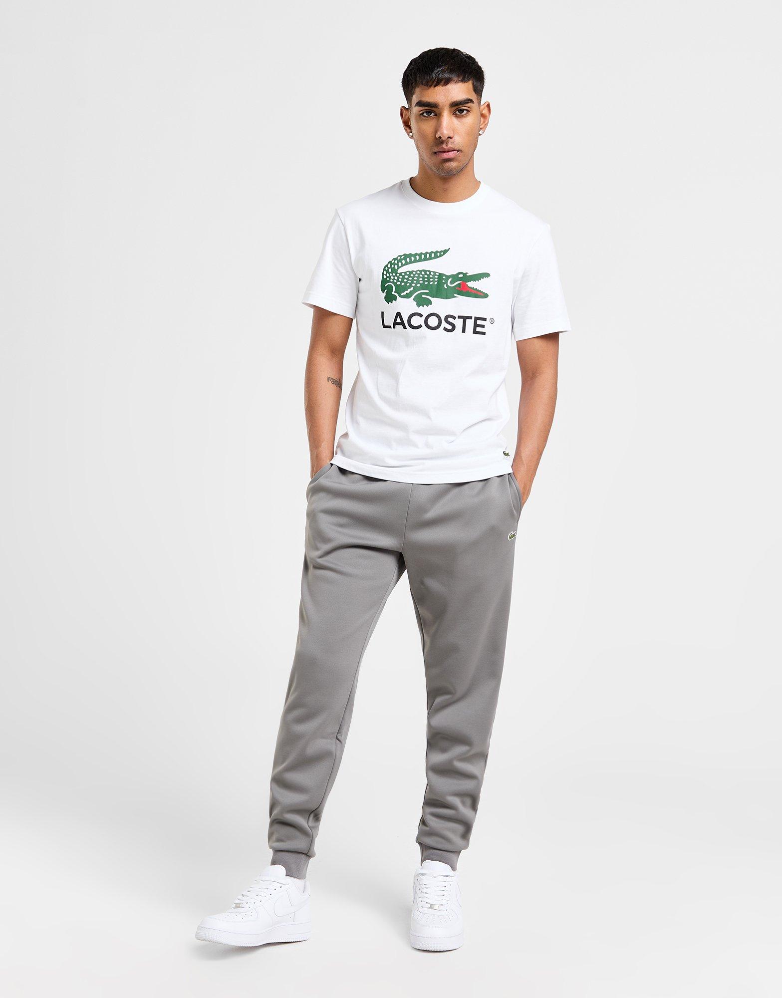 Lacoste track pants grey deals