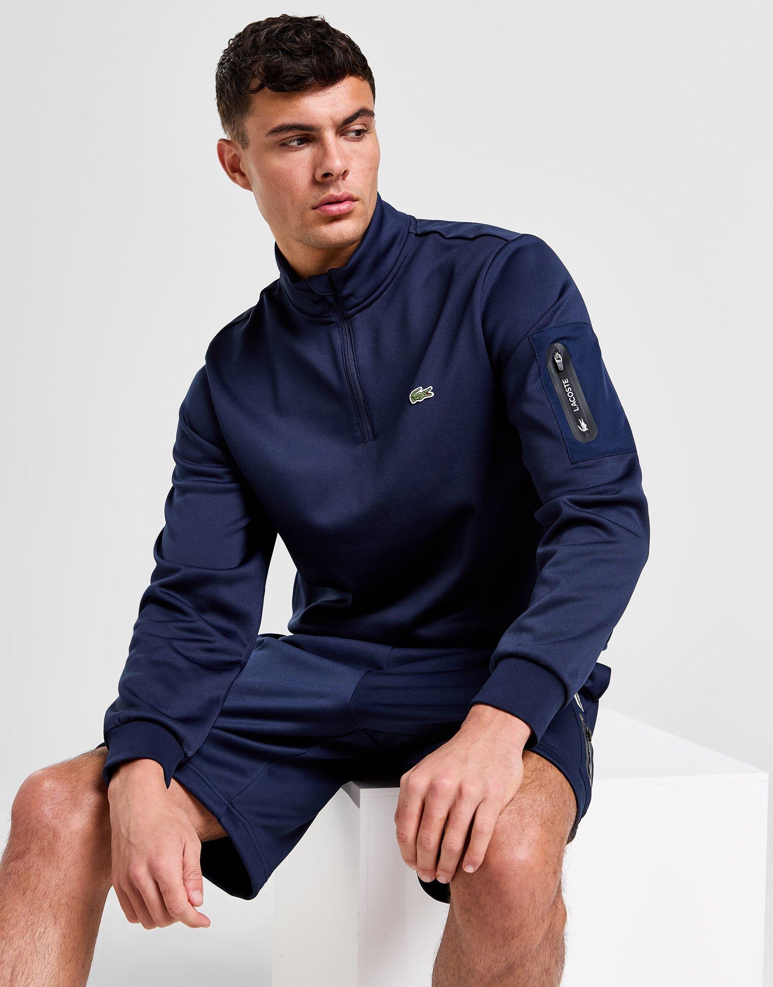 Lacoste Poly Pocket 1/2 Zip Sweatshirt