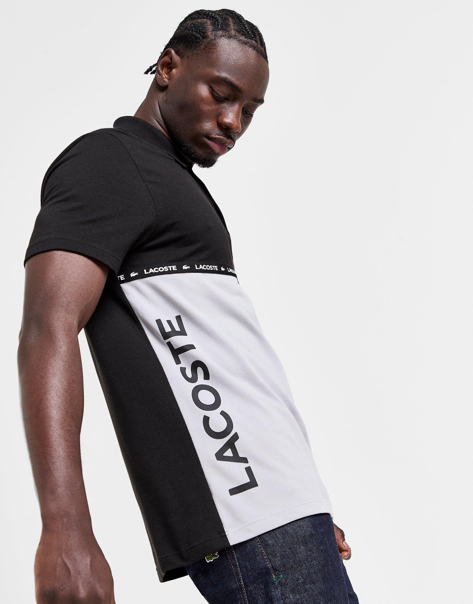 Lacoste Polo Colour Block en Negro