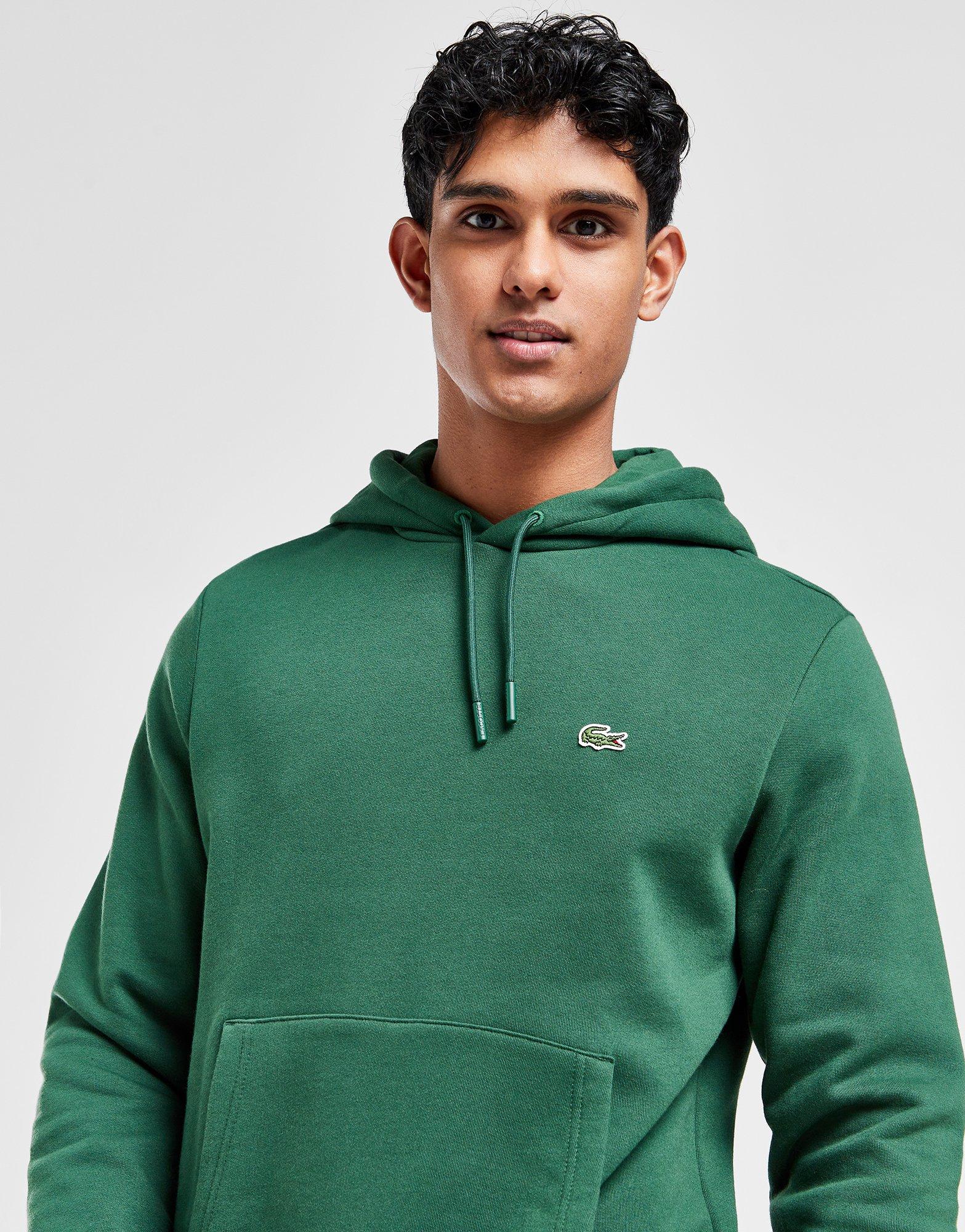 Green on sale lacoste hoodie