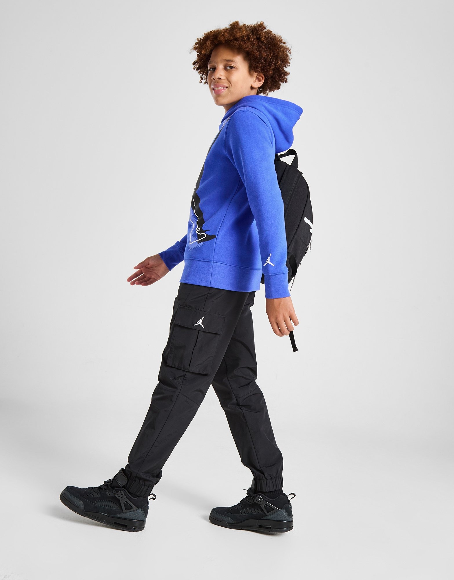 Jordan Jumpman Woven Cargo Track Pants Junior em Preto | JD Sports