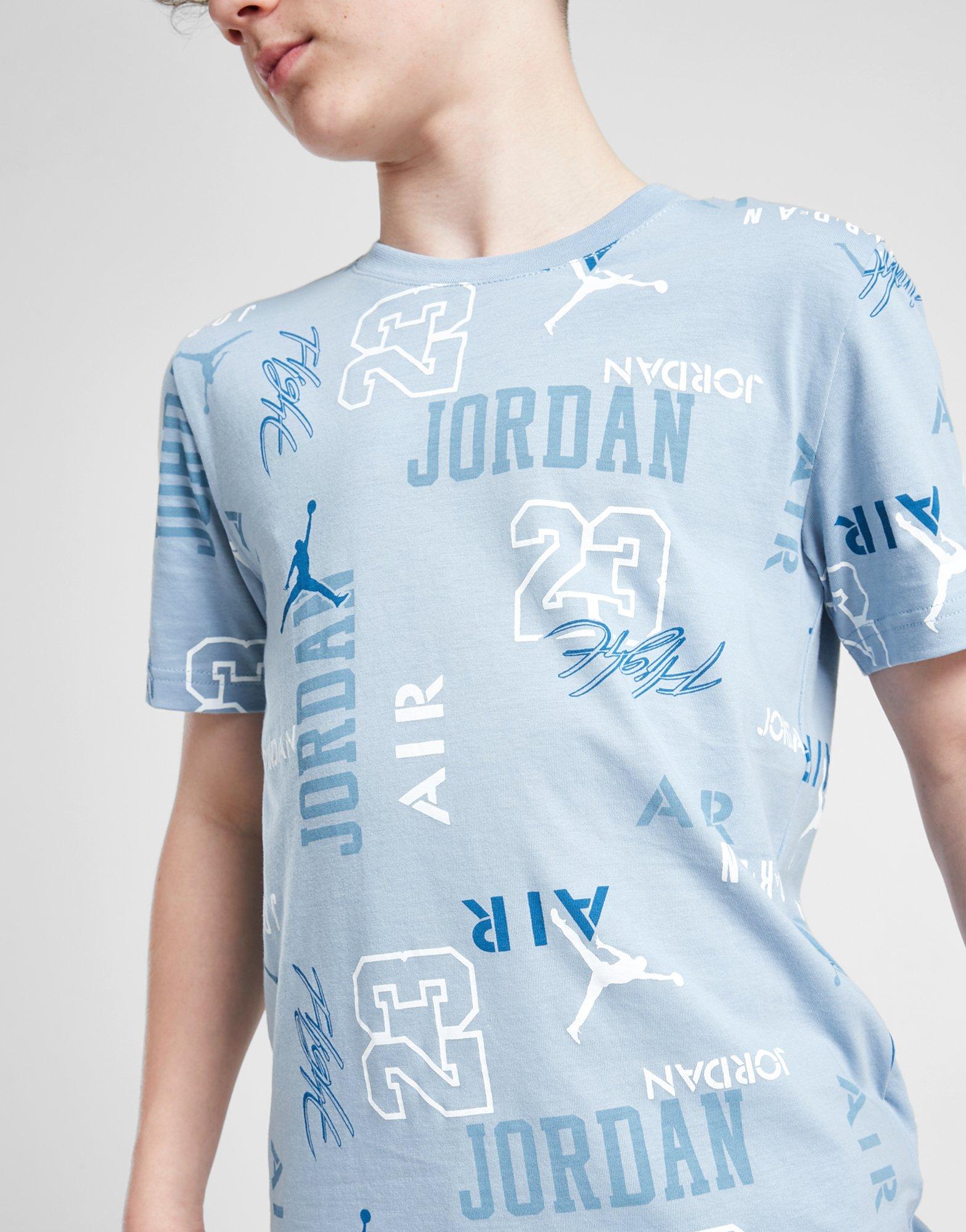 Jordan All Over Print Repeat T-Shirt Junior