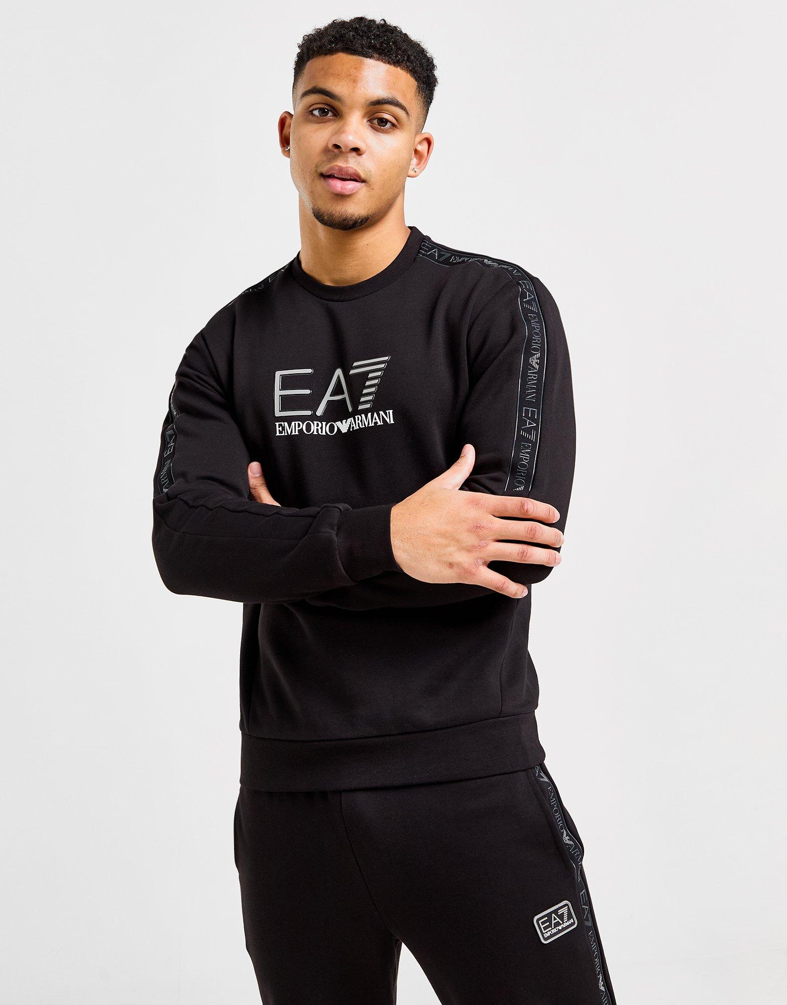 Ea7 tape on sale crew sweatshirt