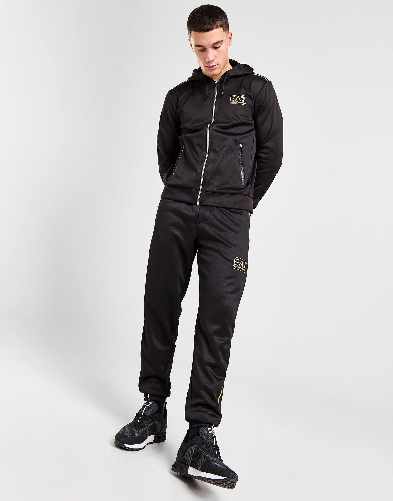 Gk tapered poly tracksuit bottoms online