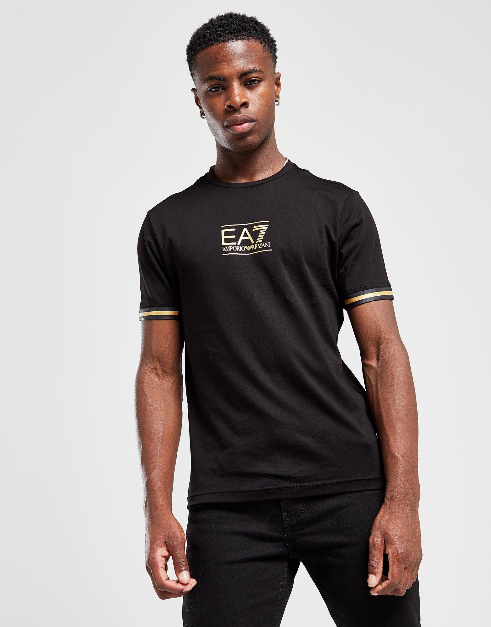 EA7 Emporio Armani Gold Logo T-Shirt