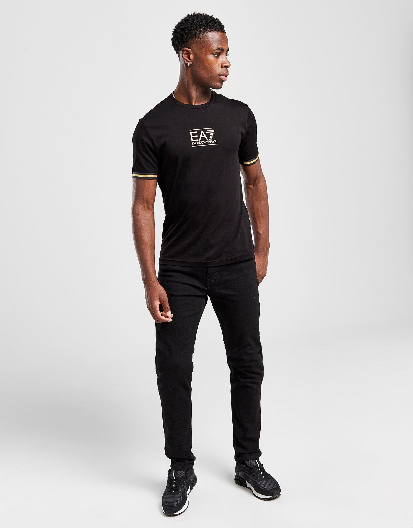 EA7 Emporio Armani Gold Logo T-Shirt