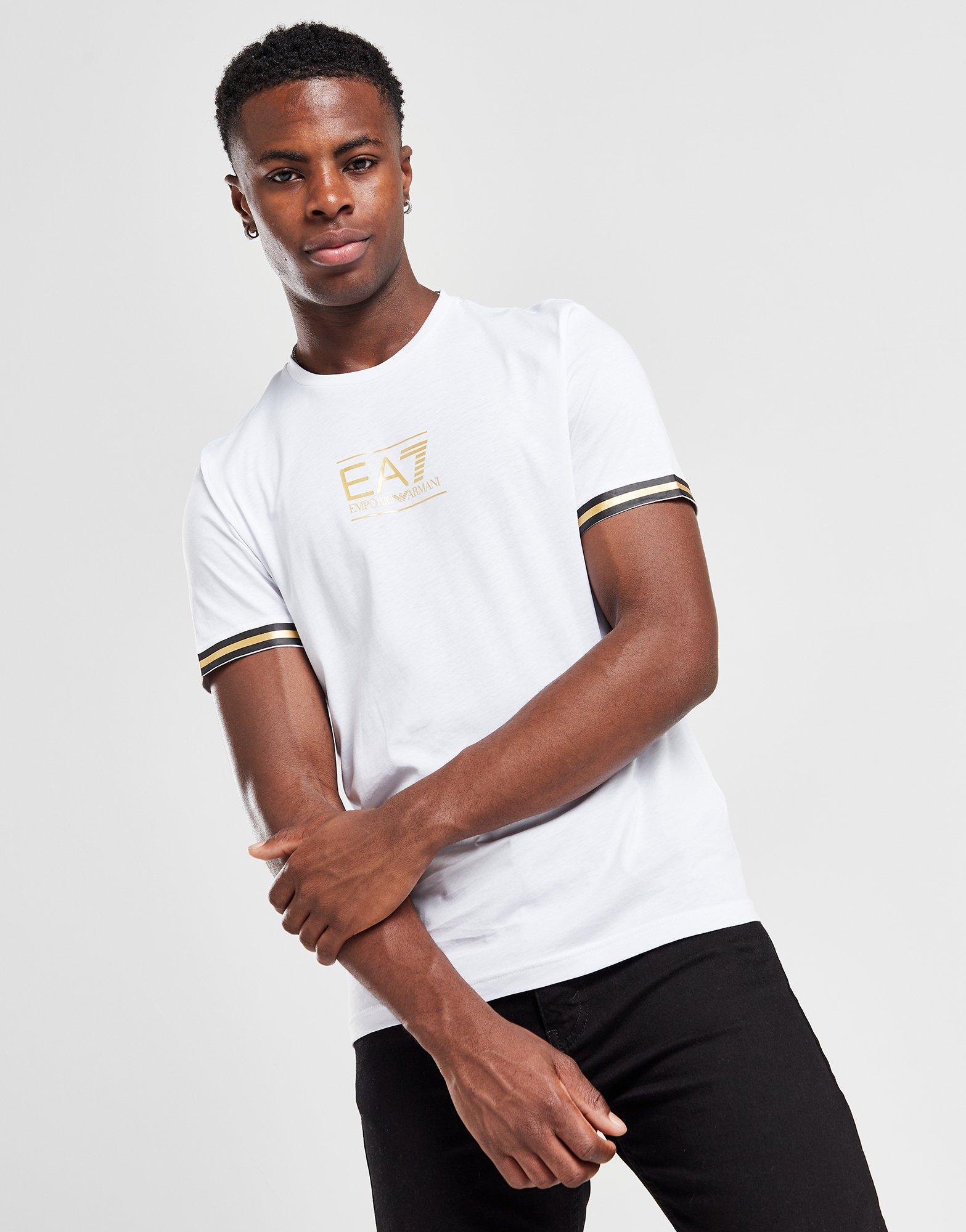 Emporio Armani EA7 Gold Logo T Shirt