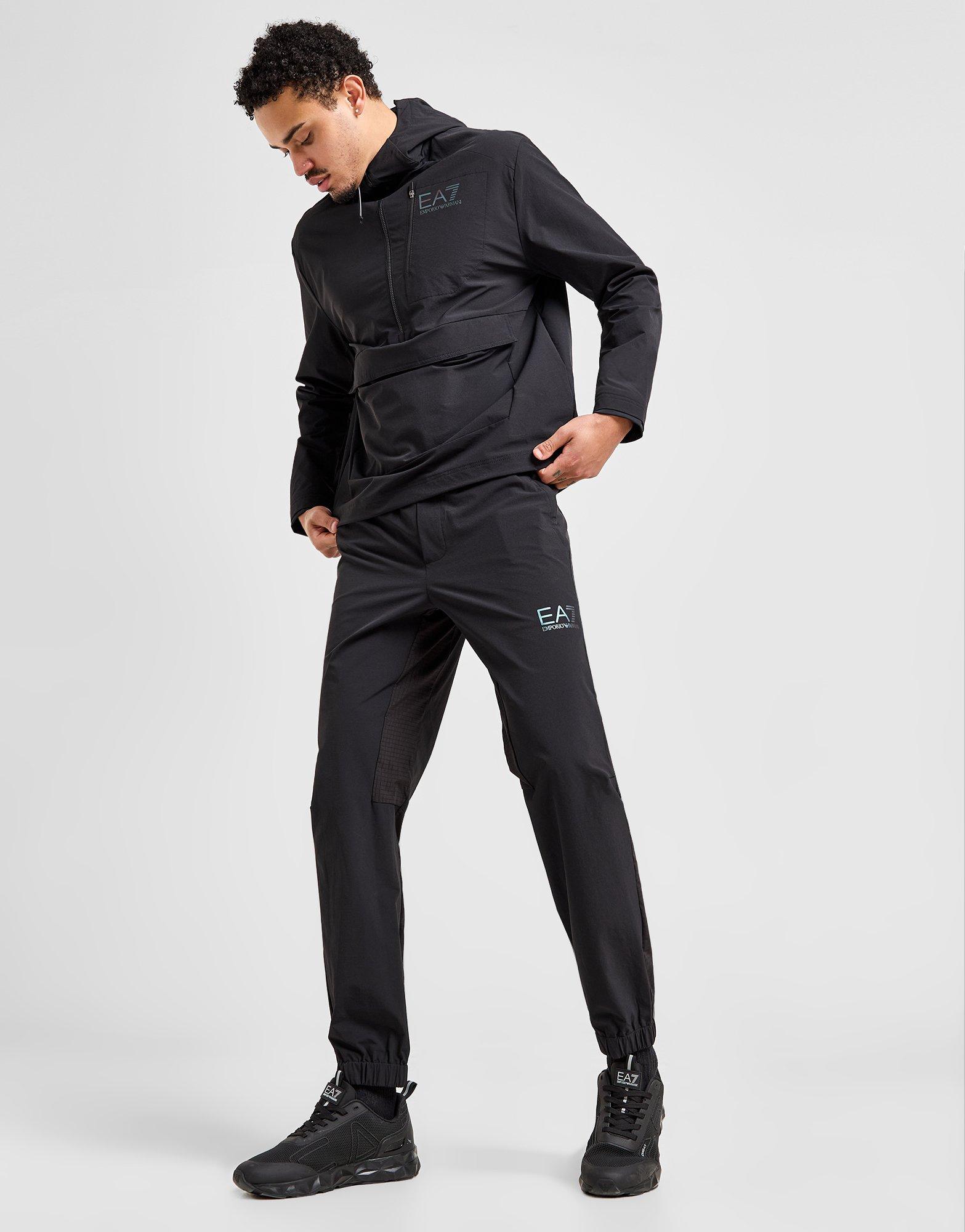 EA7 Emporio Armani Leggings - Trousers - fancy black/black 