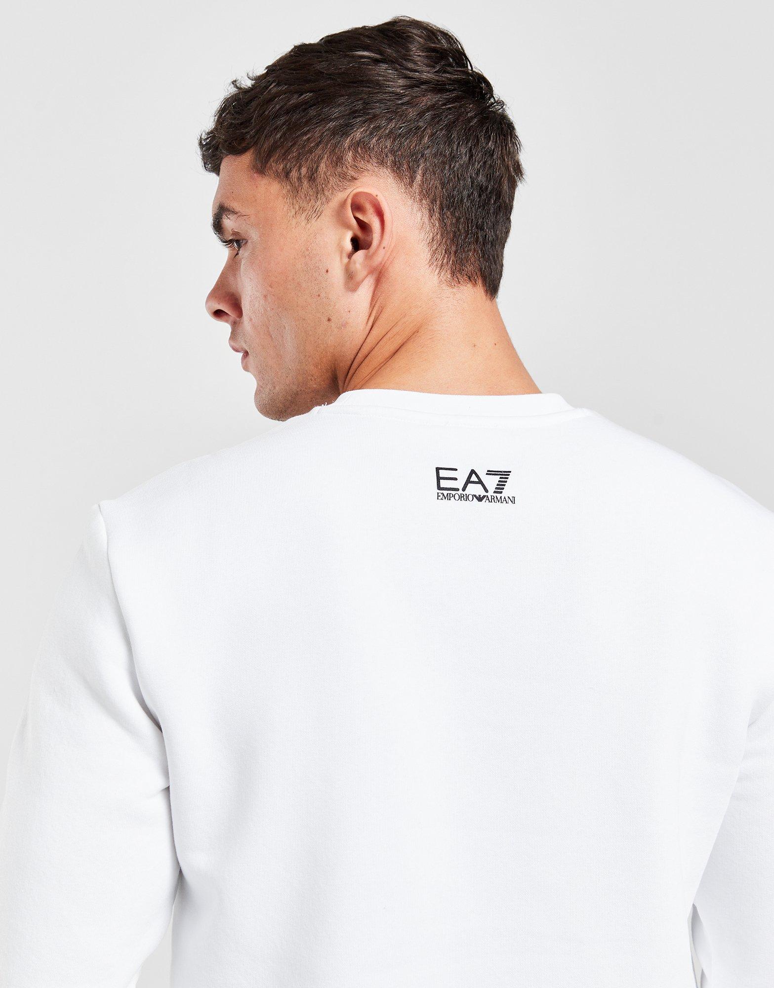 EA7 Emporio Armani Fade Logo Crew Sweatshirt