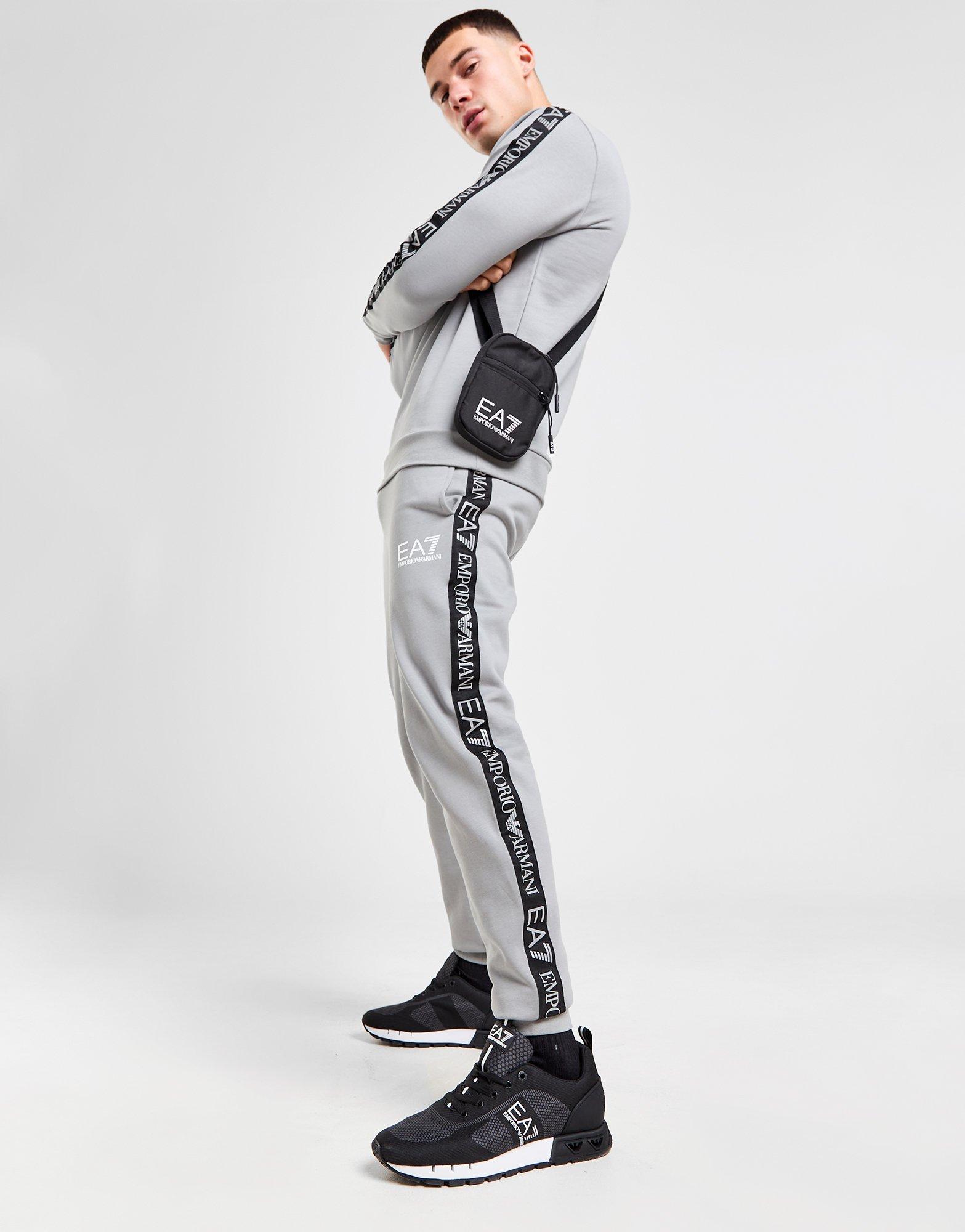 Armani store tracksuit white