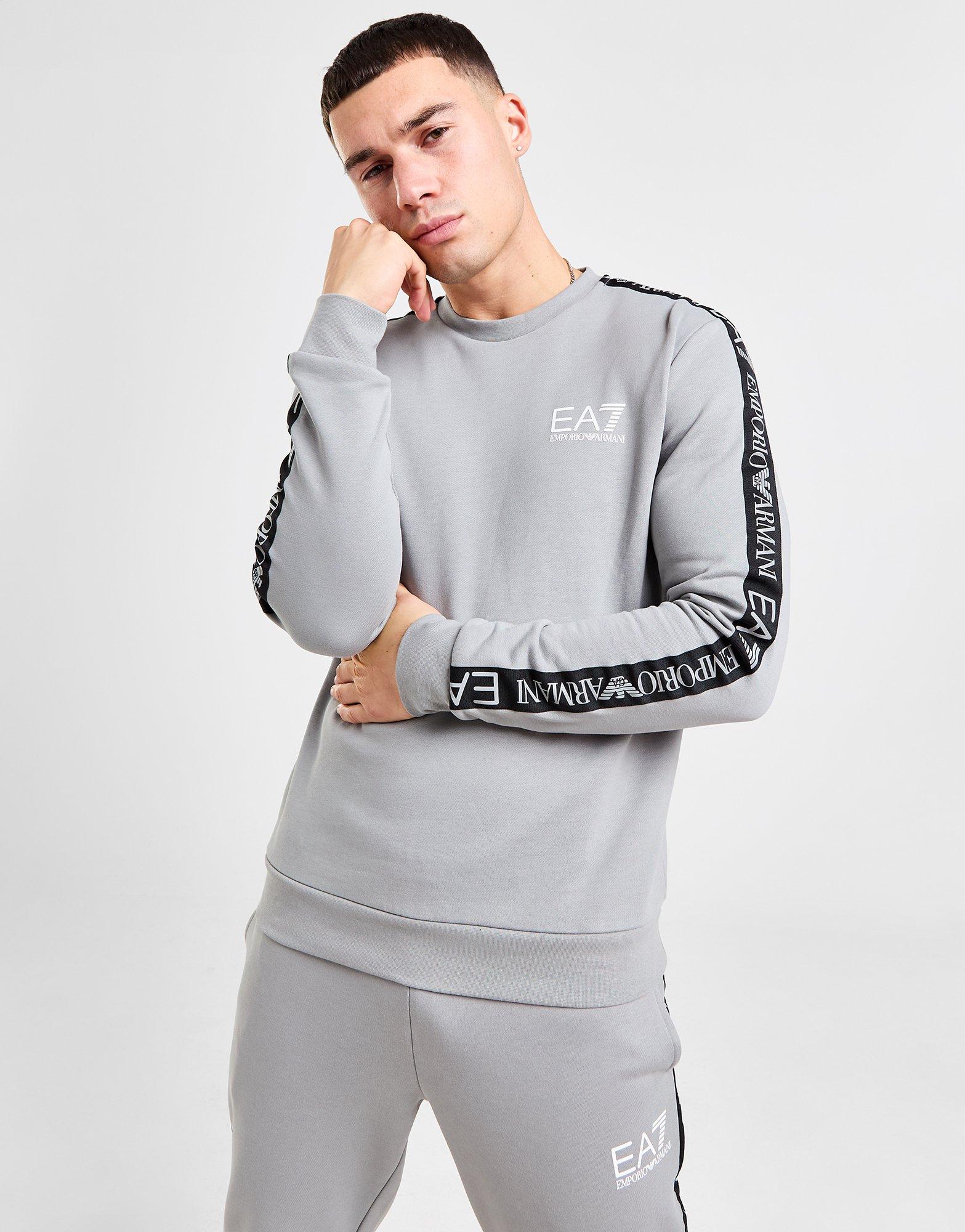 EA7 Emporio Armani Reflective Tape Crew Tracksuit