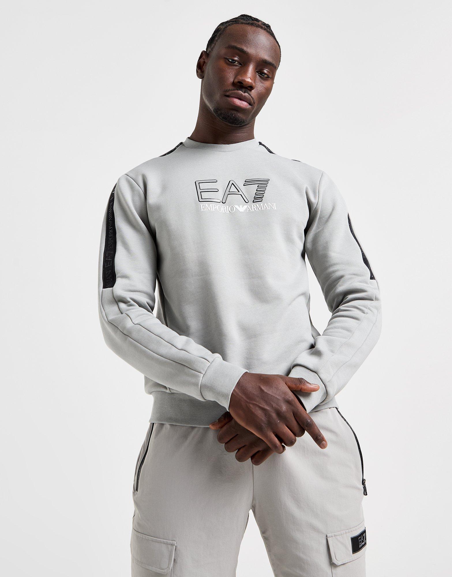 Emporio armani ea7 tape cheap crew sweatshirt