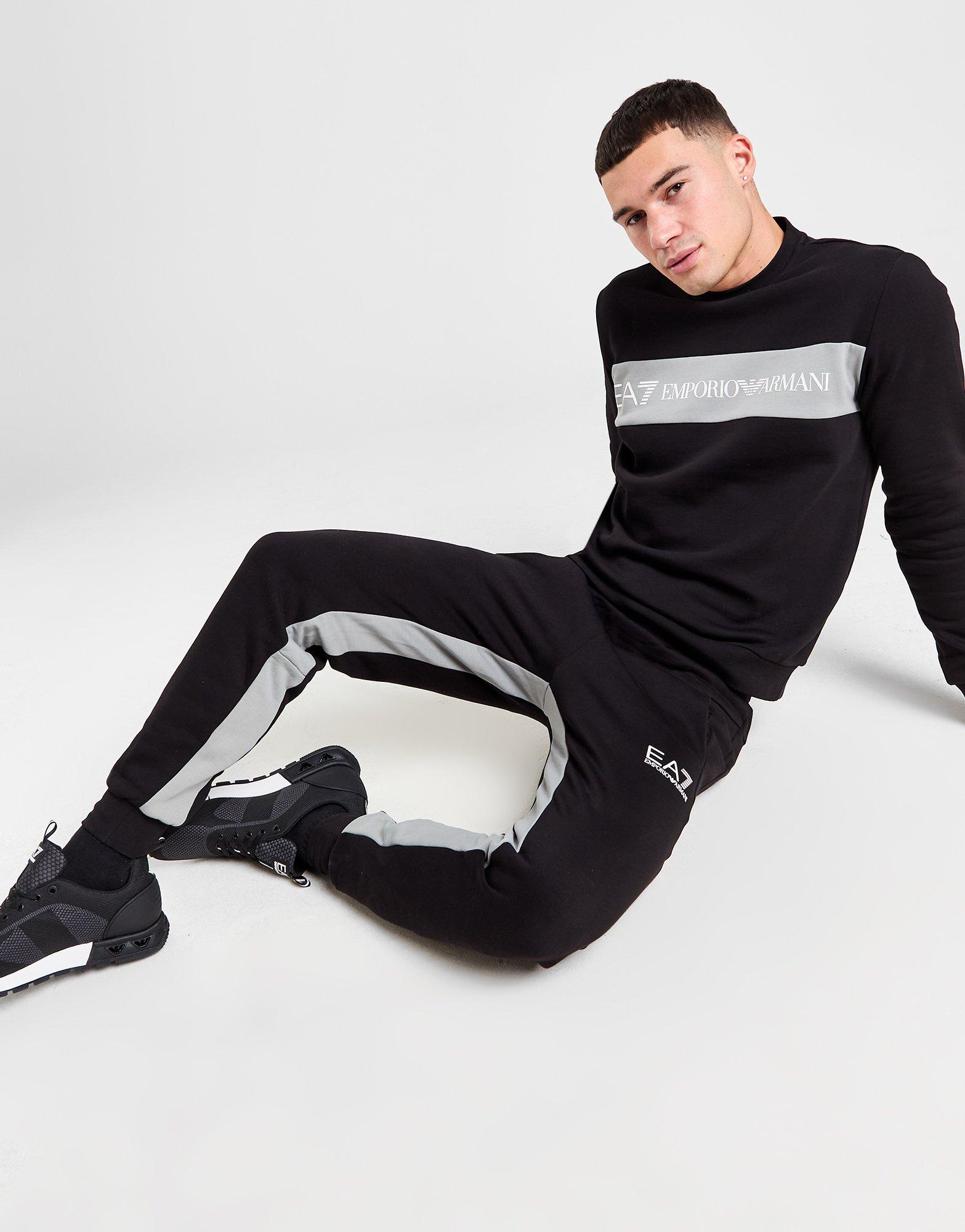 Emporio armani 2024 tracksuit mens