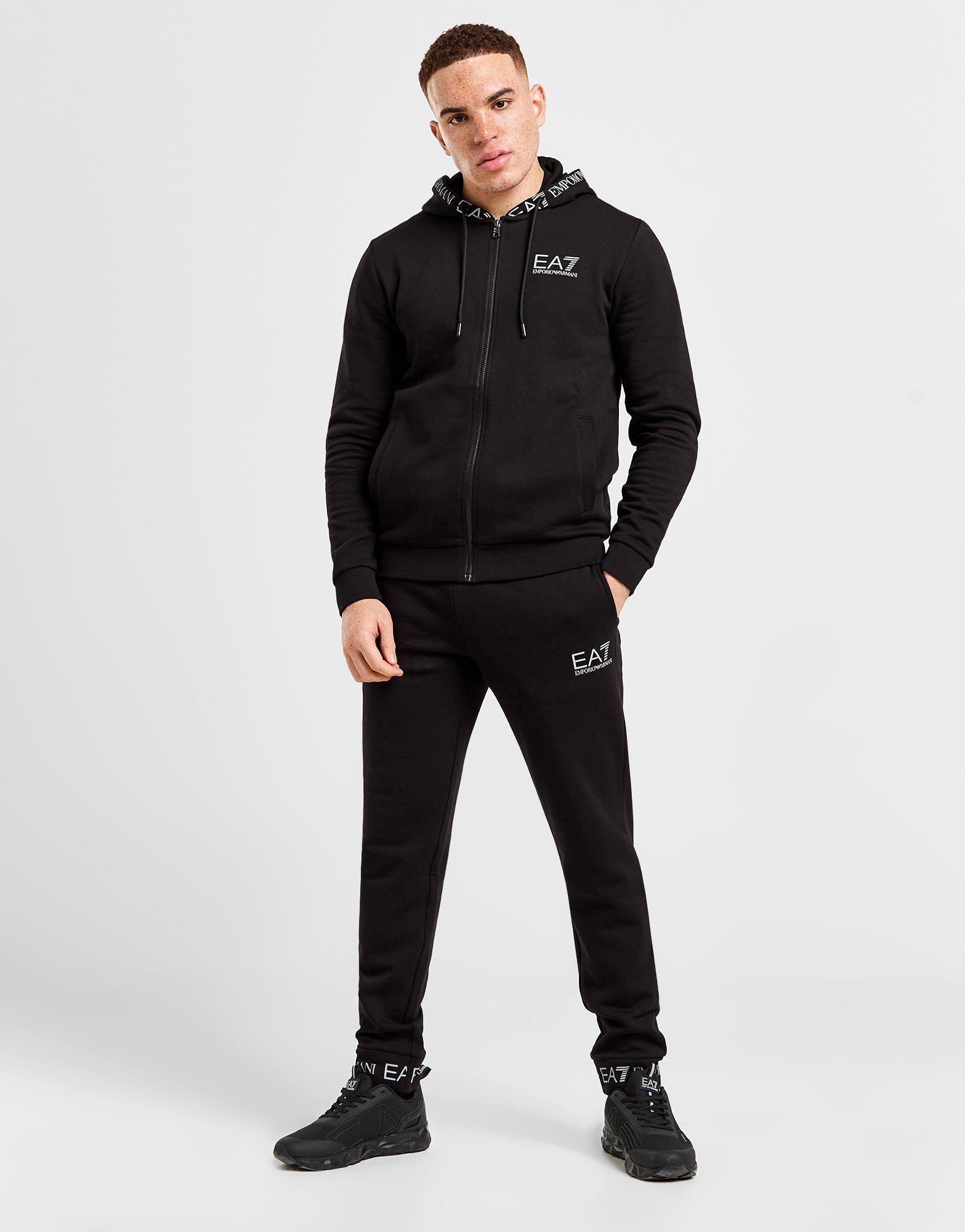 Emporio Armani EA7 Branded Hood Full Zip Tracksuit