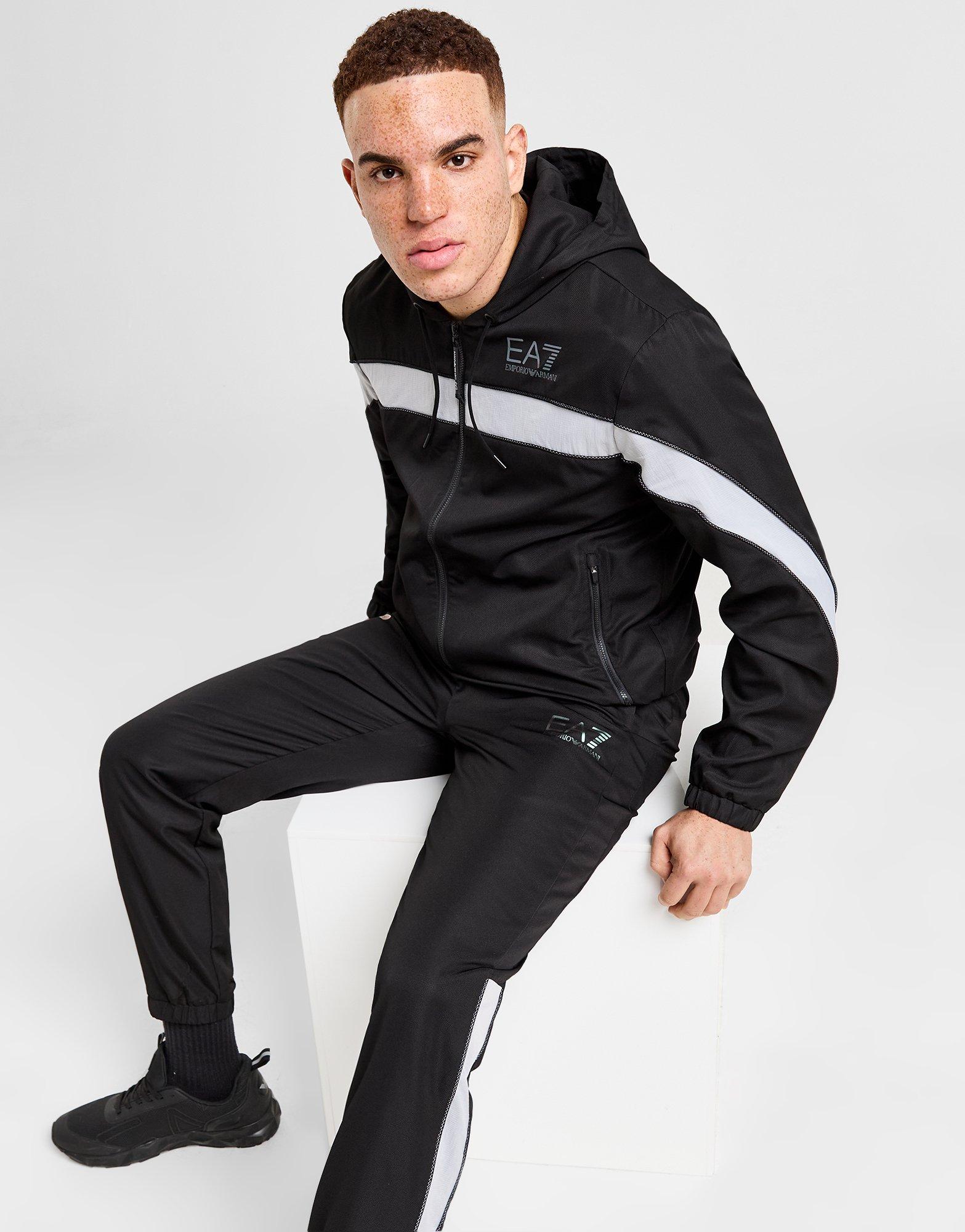 Ea7 discount hooded tracksuit