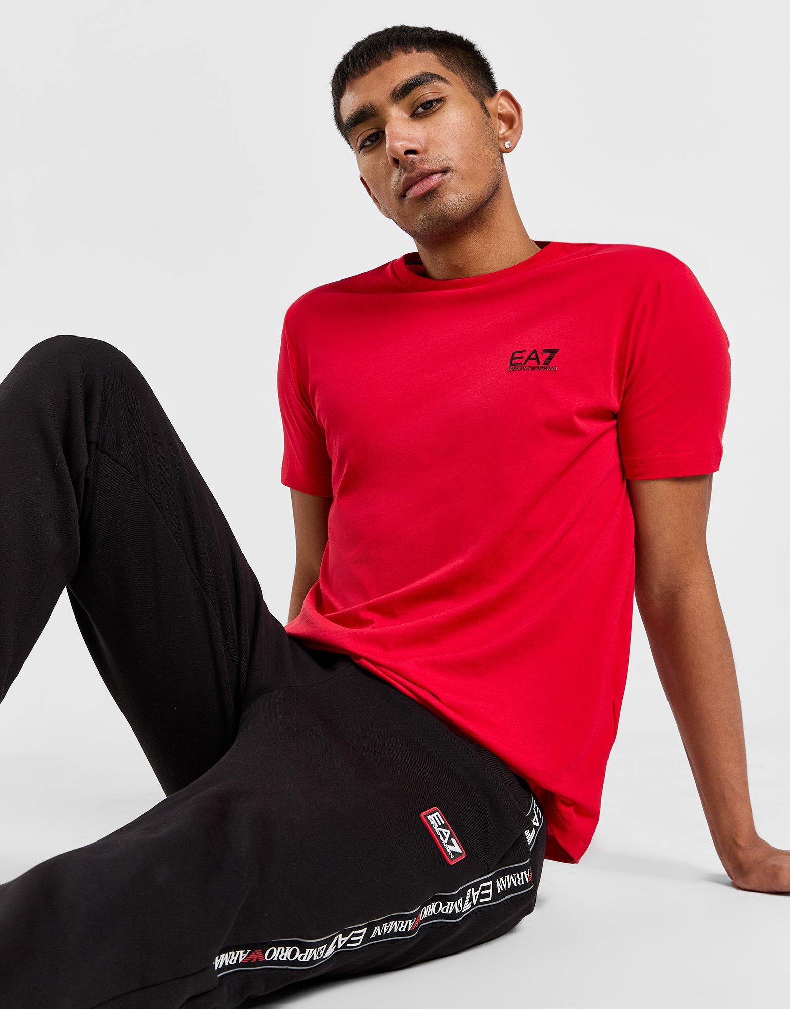 emporio armani t shirt red