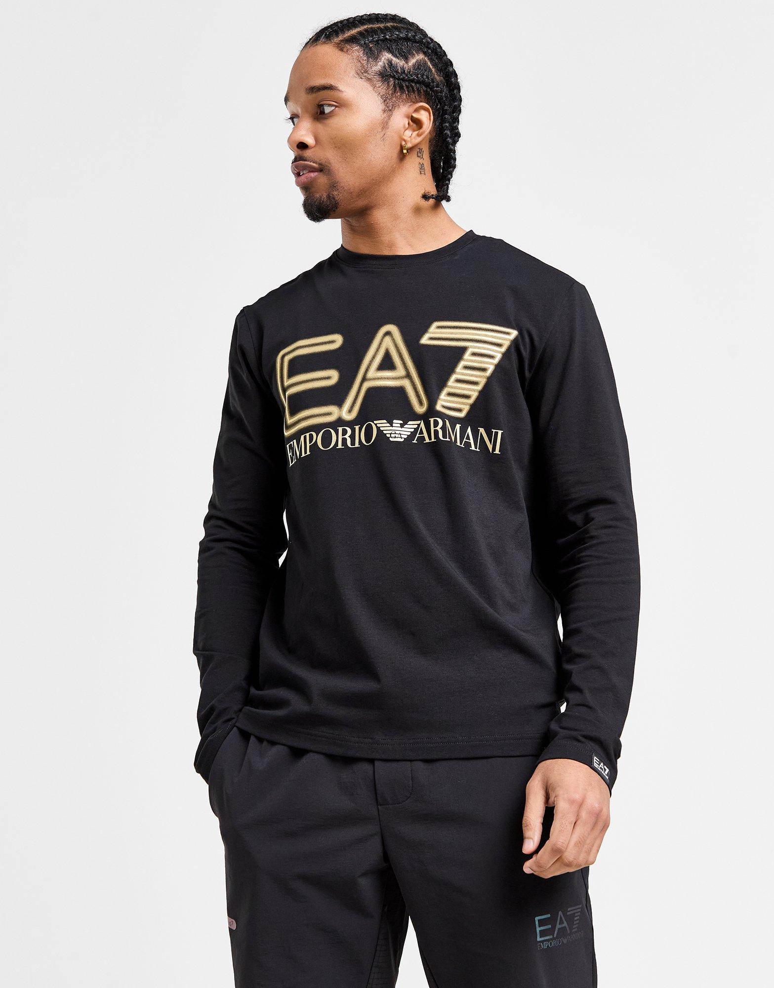 EA7 Emporio Armani Large Logo Long Sleeve T-Shirt