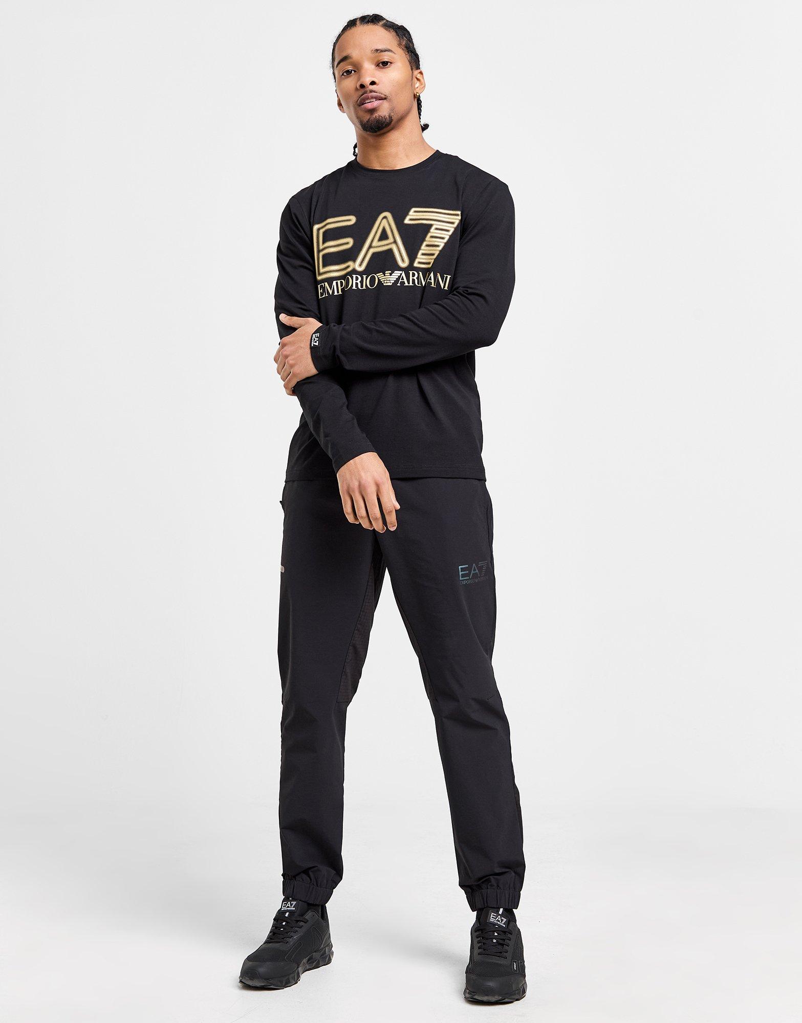 EA7 Emporio Armani Large Logo Long Sleeve T-Shirt