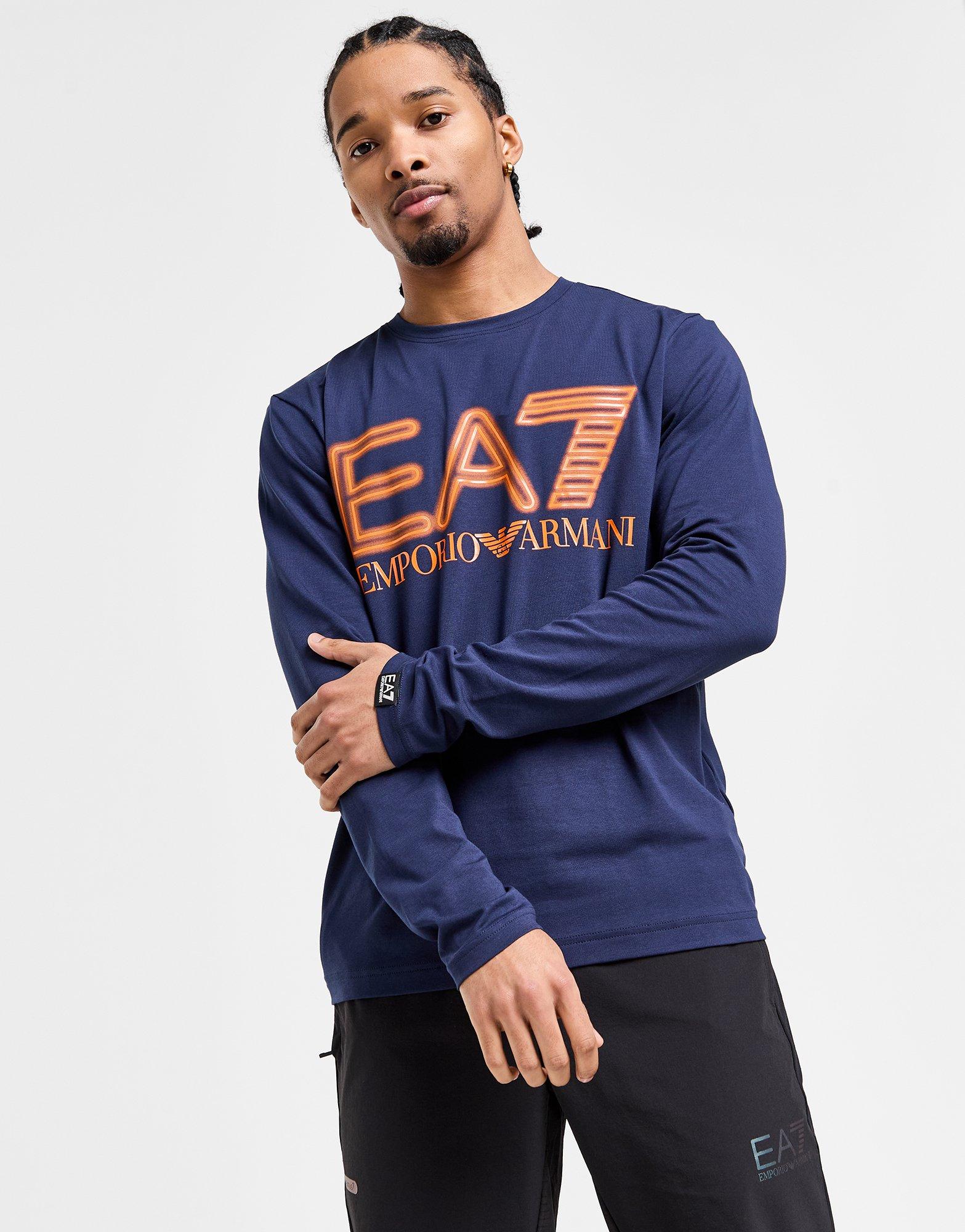 Ea7 blue clearance sweatshirt