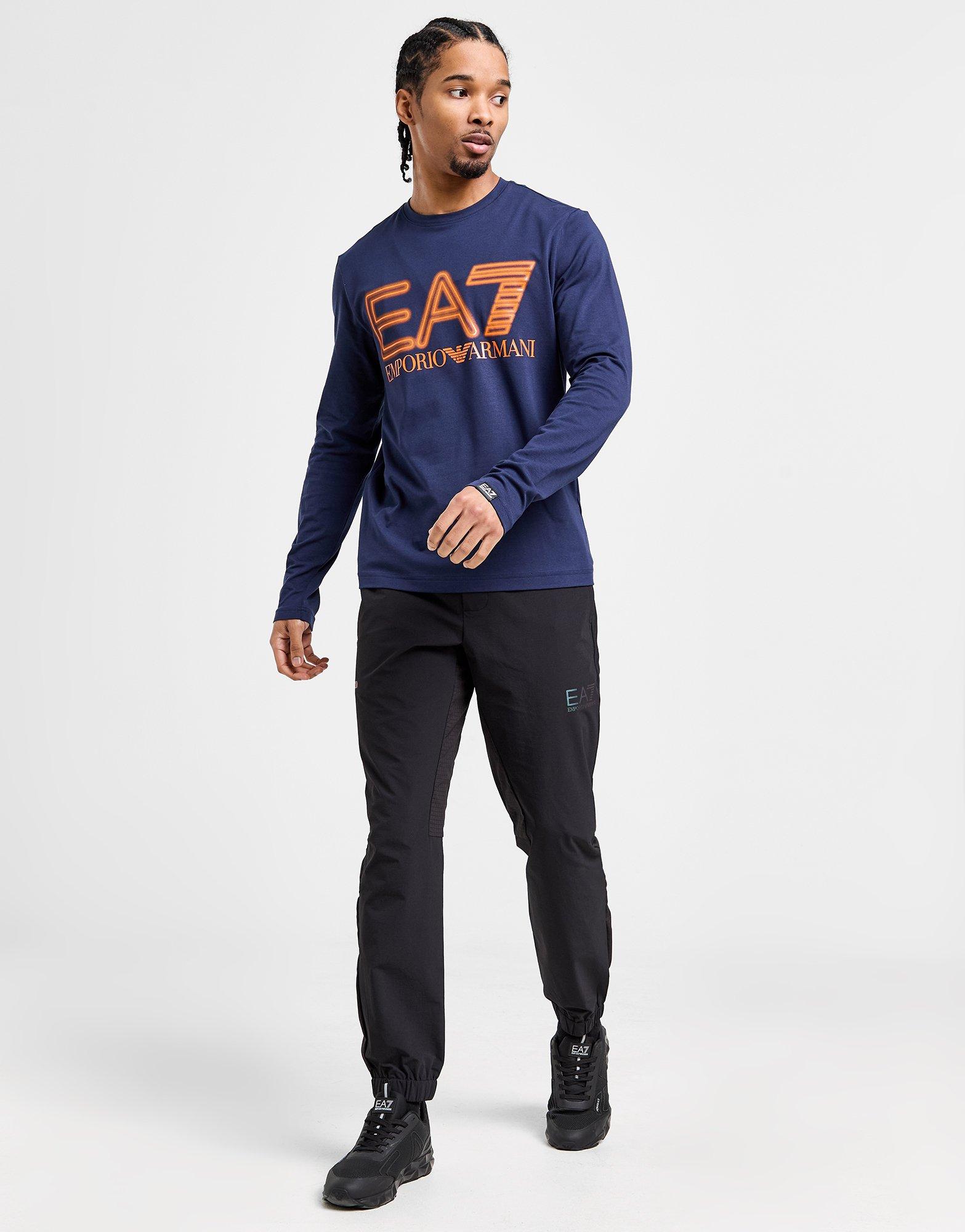 EA7 Emporio Armani Large Logo Long Sleeve T-Shirt
