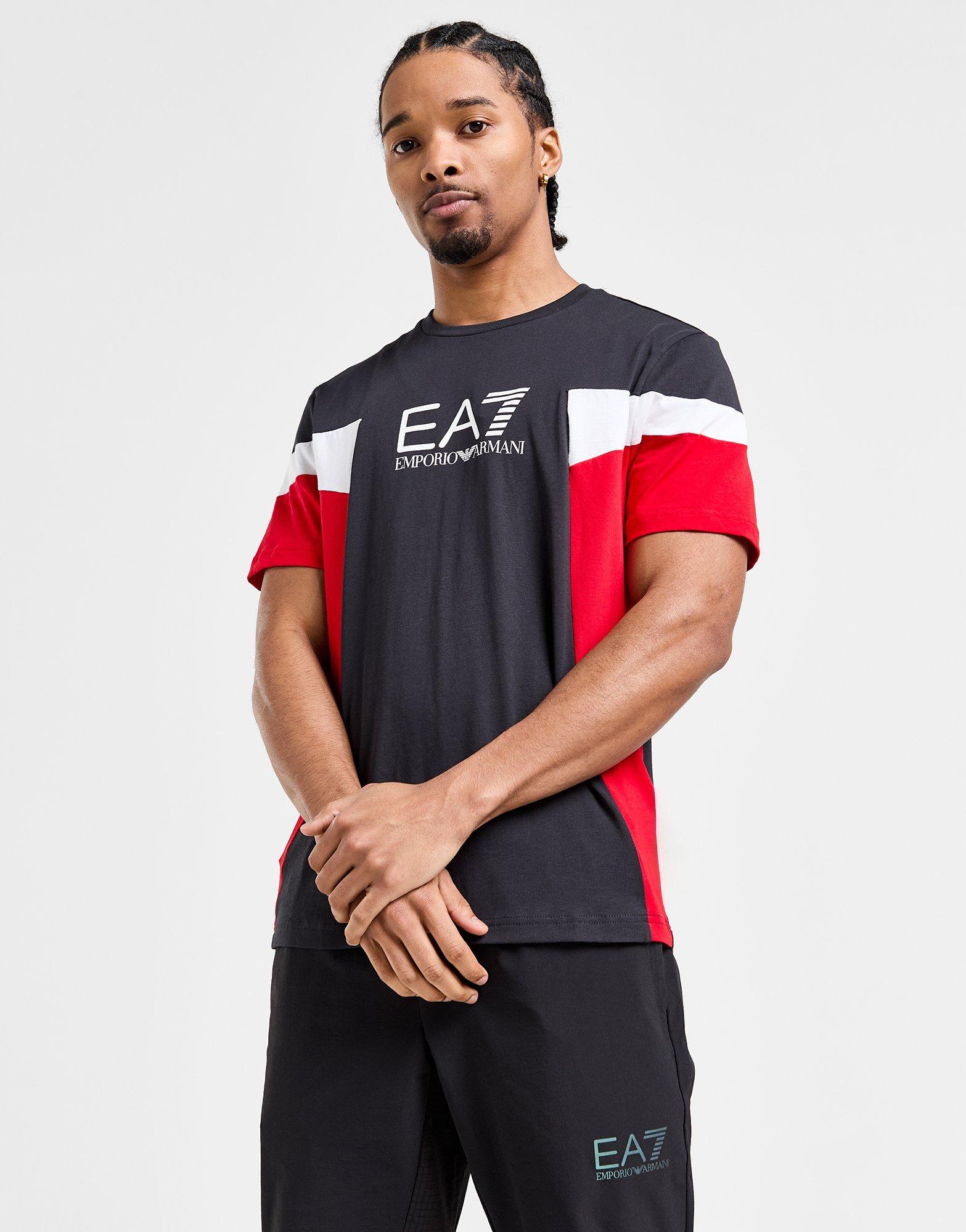 EA7 Emporio Armani Colour Block T-Shirt