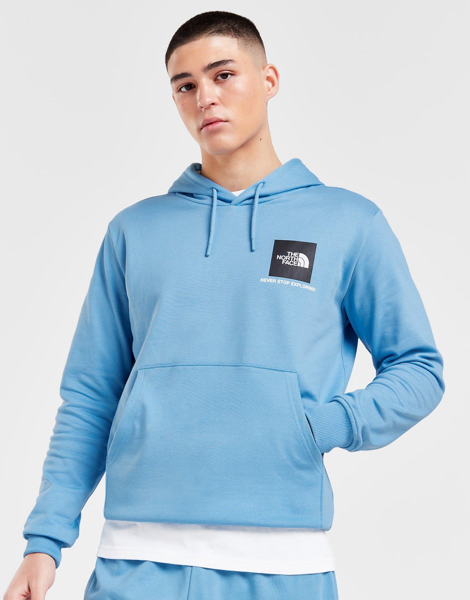 Blue The North Face Fine Box Hoodie - JD Sports Global