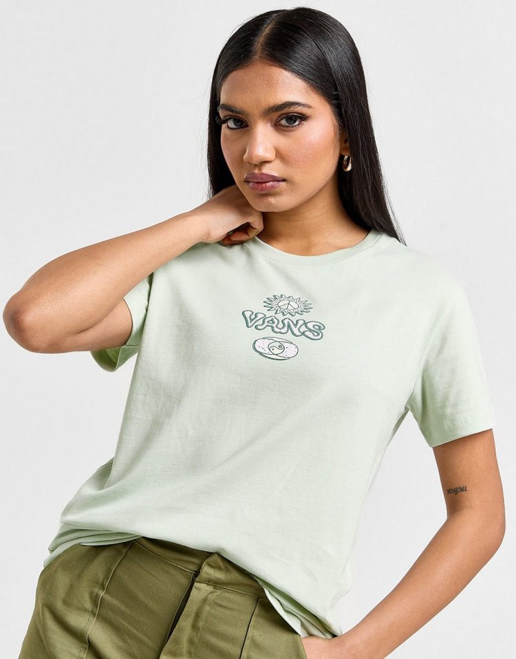 Green Vans Connection Boyfriend T-Shirt | JD Sports UK