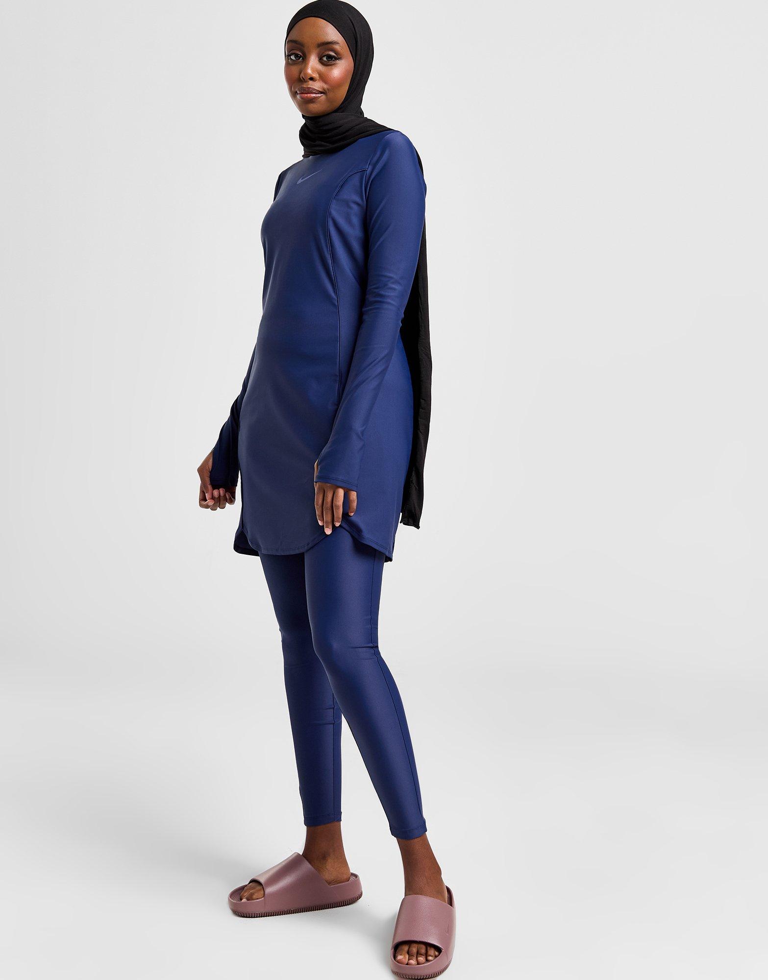 Blue Nike Swim Leggings JD Sports