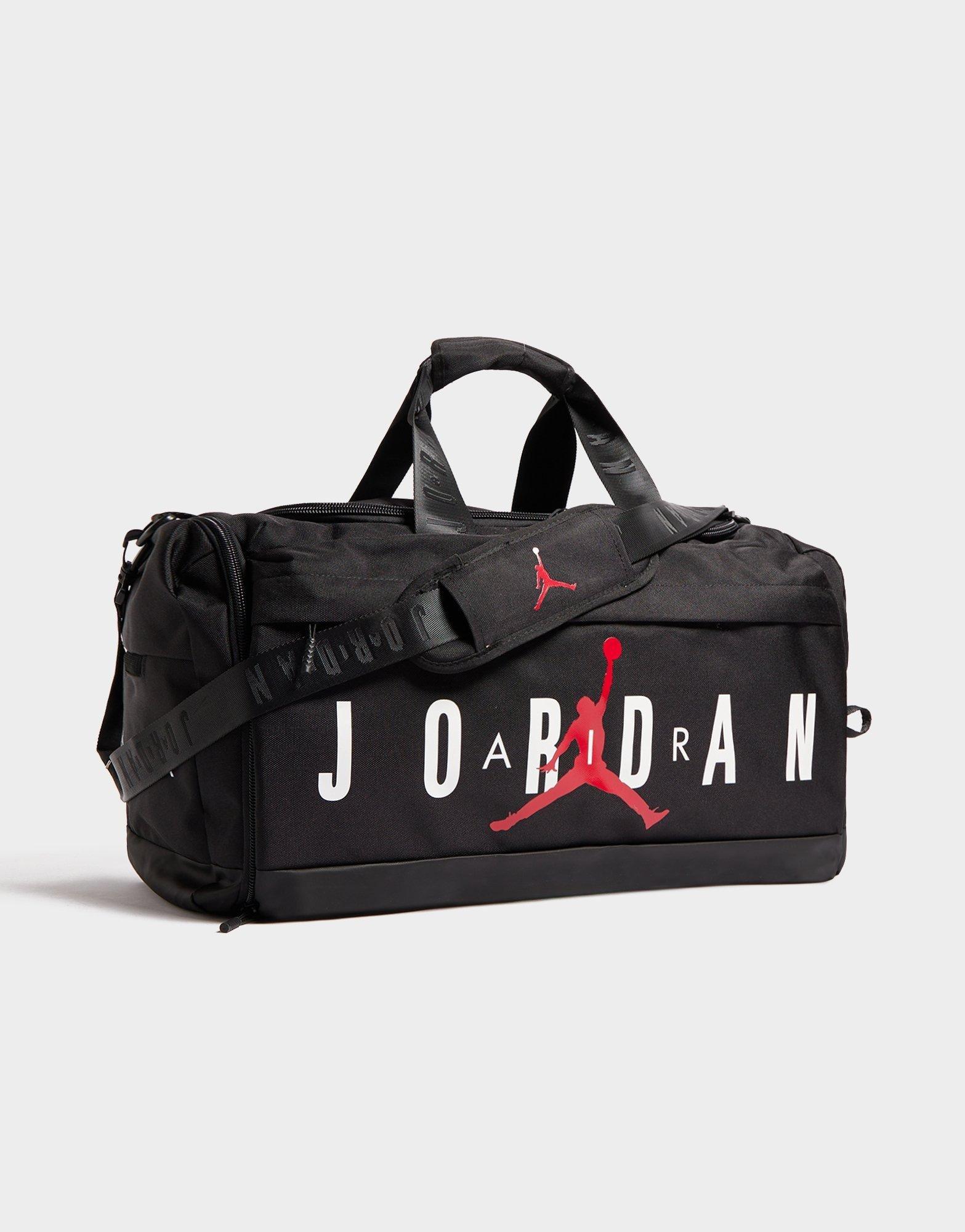 Jordan ブラック ボストンバッグ Black Jordan Medium Duffle Bag - JD Sports Global