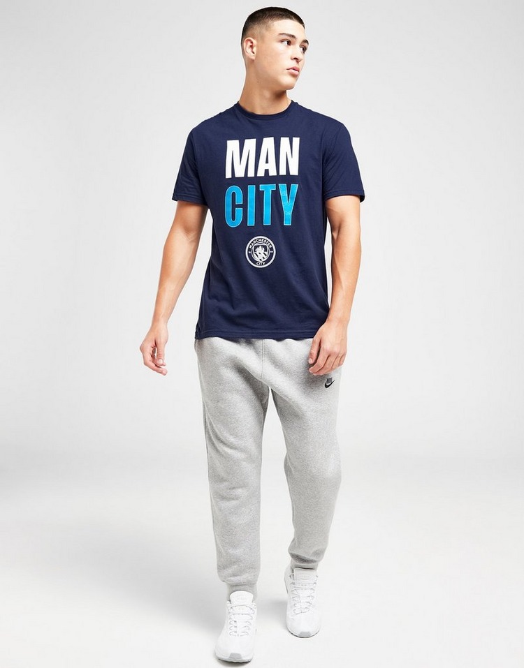 Official Team Manchester City FC Block T-Shirt