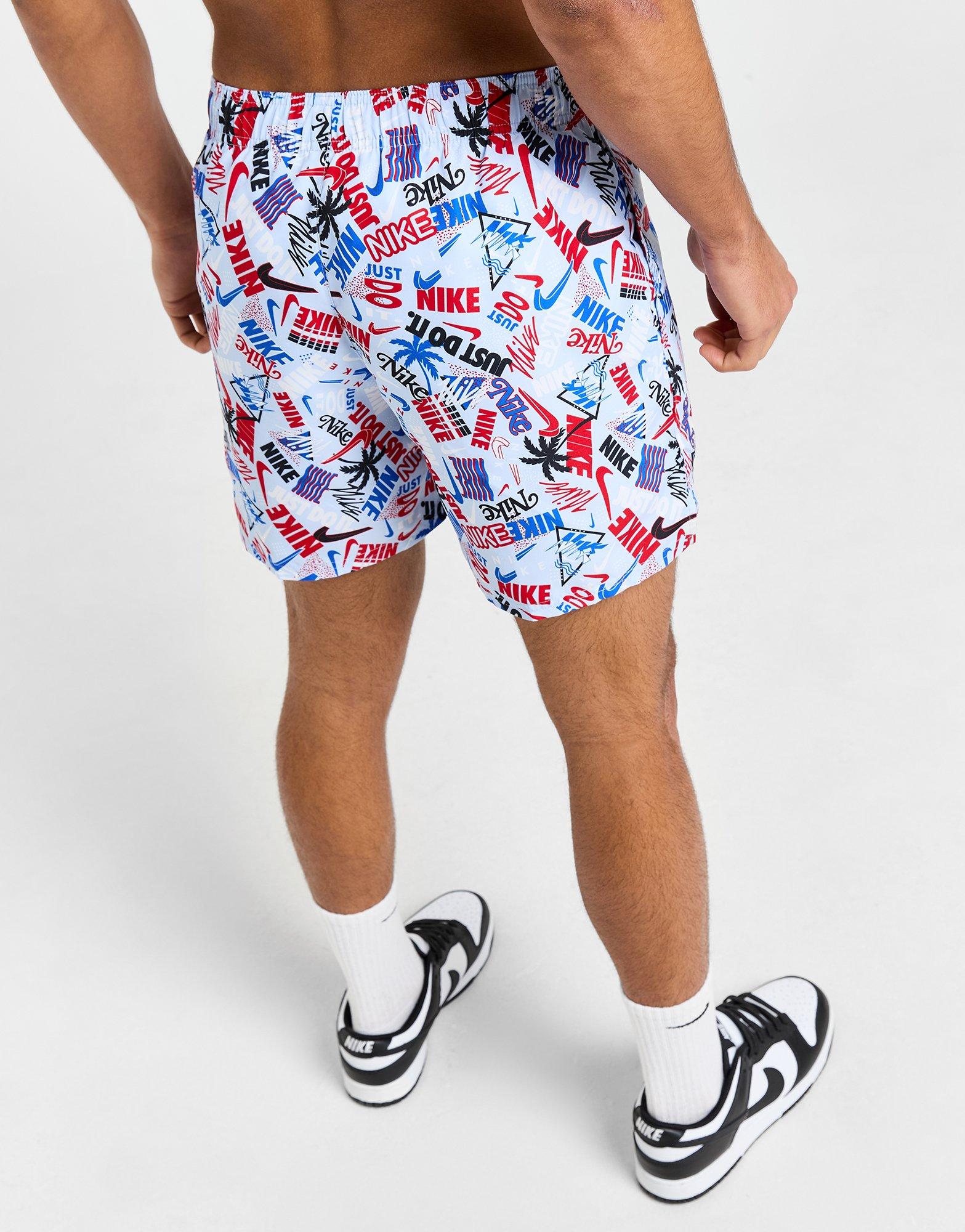 Nike Happy Daze Allover Print Swim Shorts