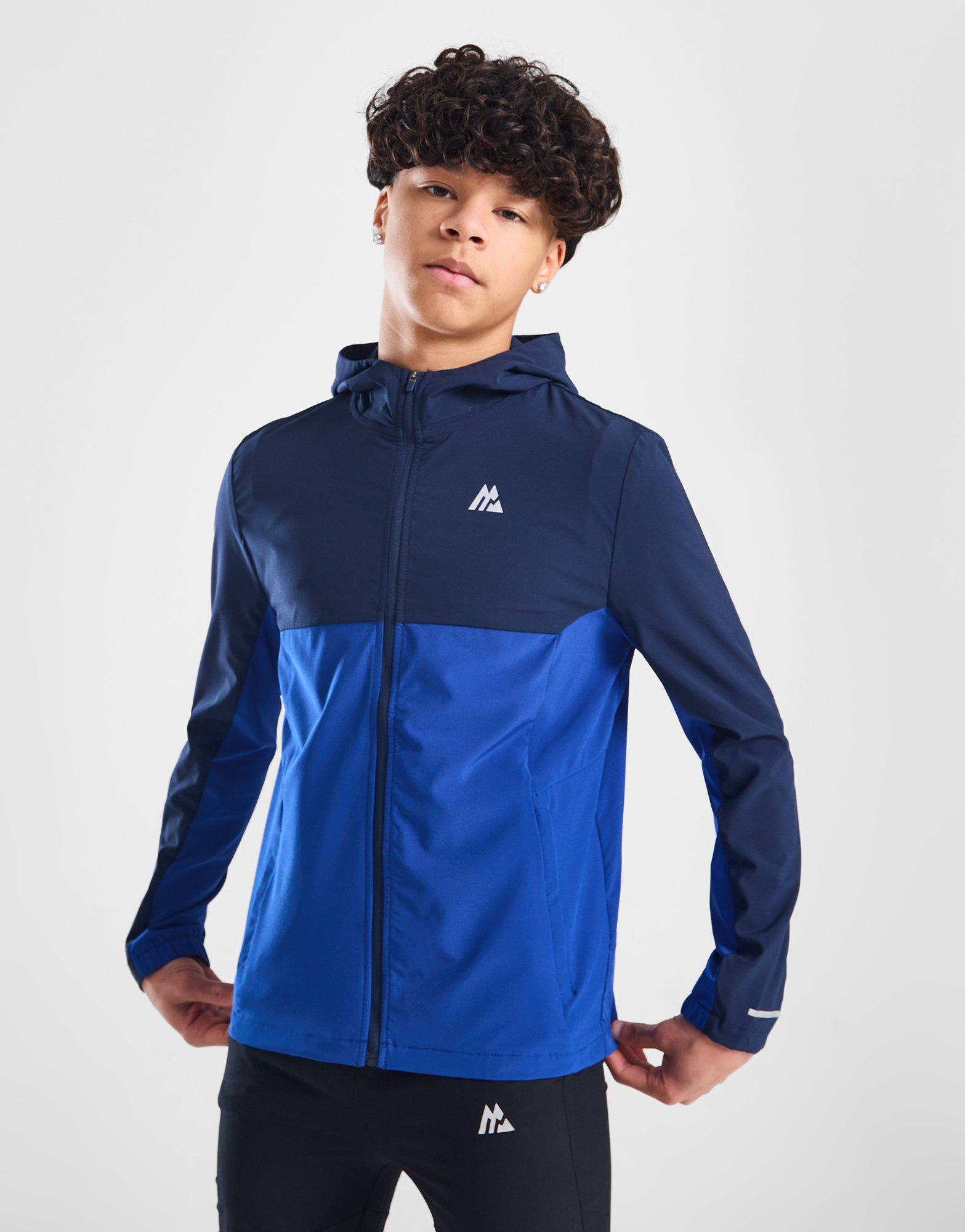 Blue MONTIREX Rush Run Jacket Junior JD Sports UK