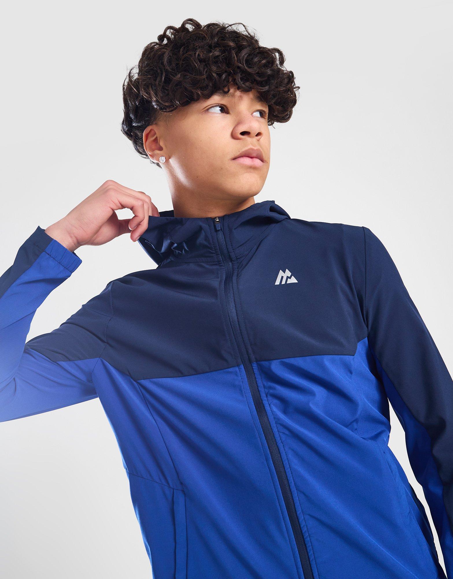 Blue MONTIREX Rush Run Jacket Junior JD Sports UK