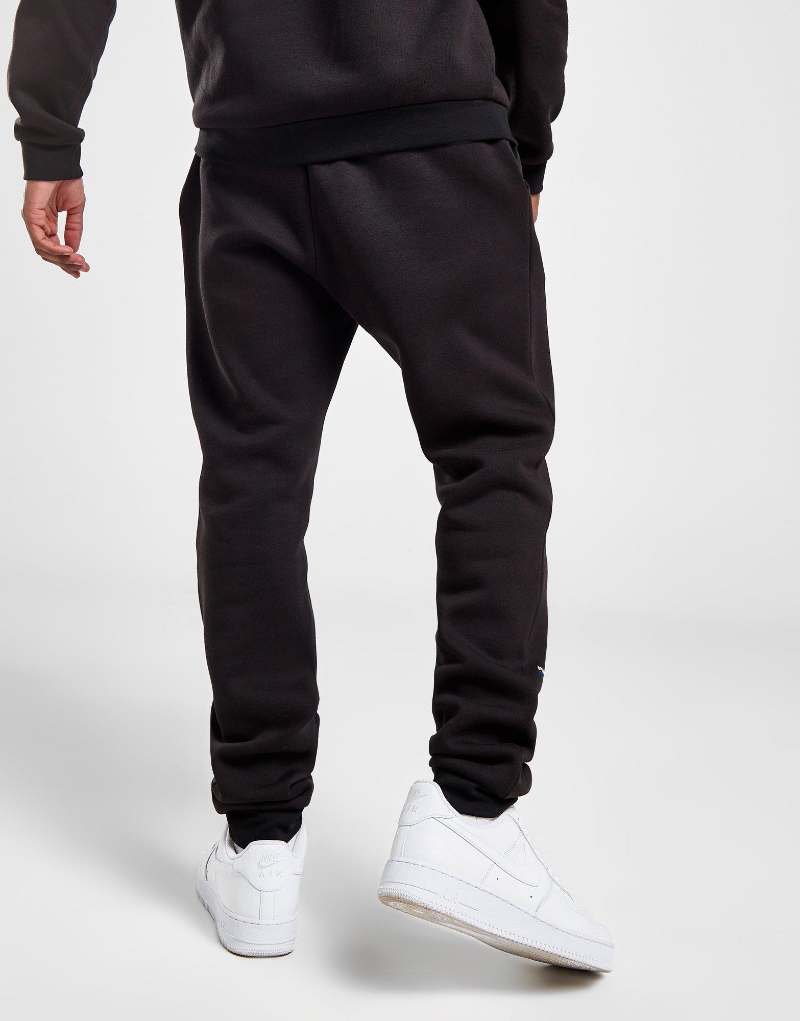 Homme Pantalon de jogging resserré épais premium à logo